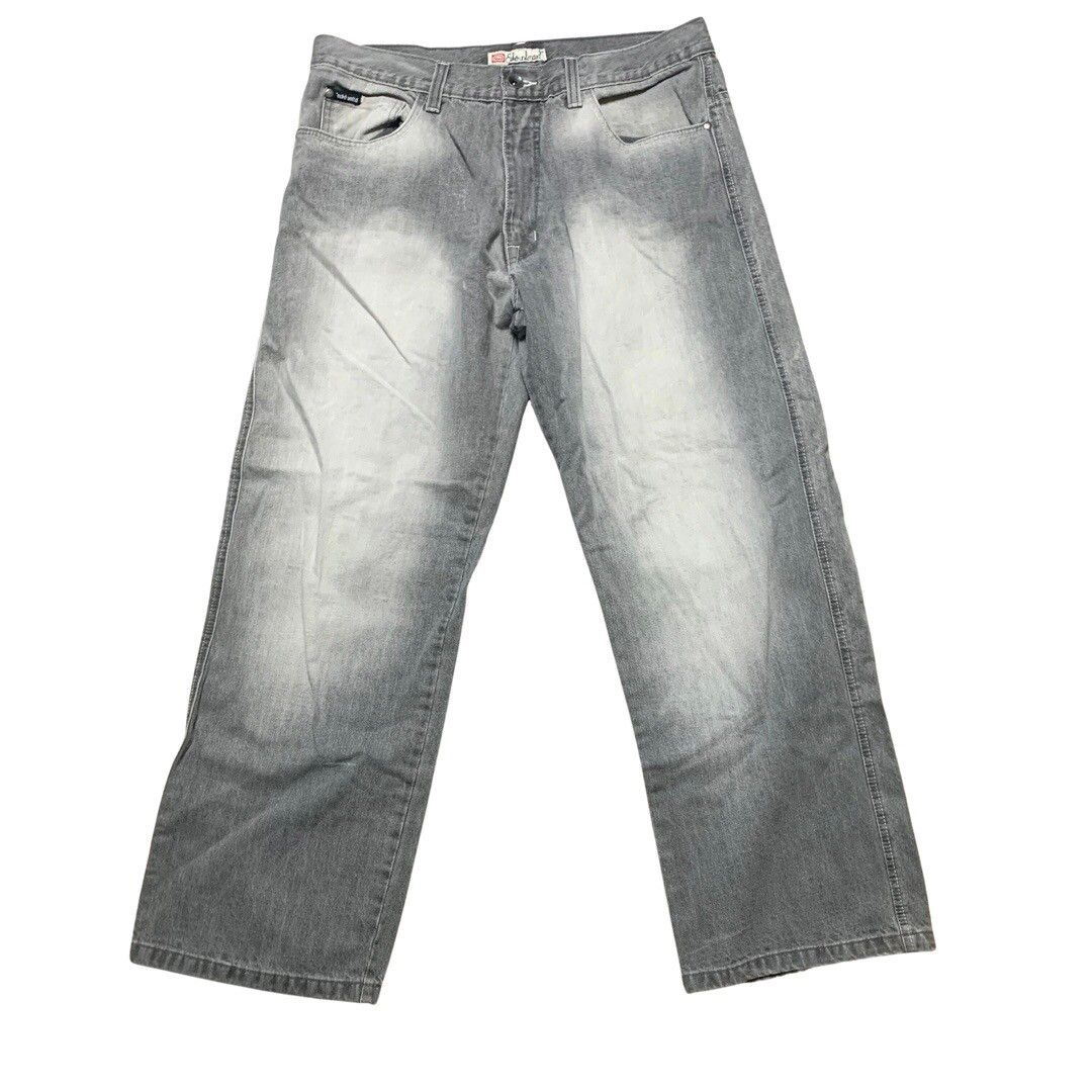 Ecko Unltd. Crazy Vintage Super Baggy Faded Affliction Style Ecko Jeans ...
