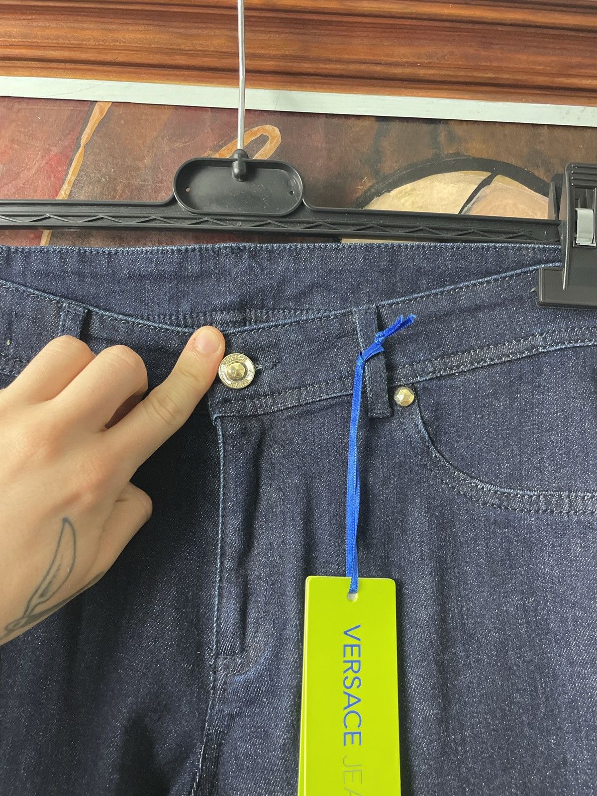 Versace Jeans Couture Versace Jeans Couture Vintage Y2K Era Denim Skinny Jeans Size 30" / US 8 / IT 44 - 3 Thumbnail