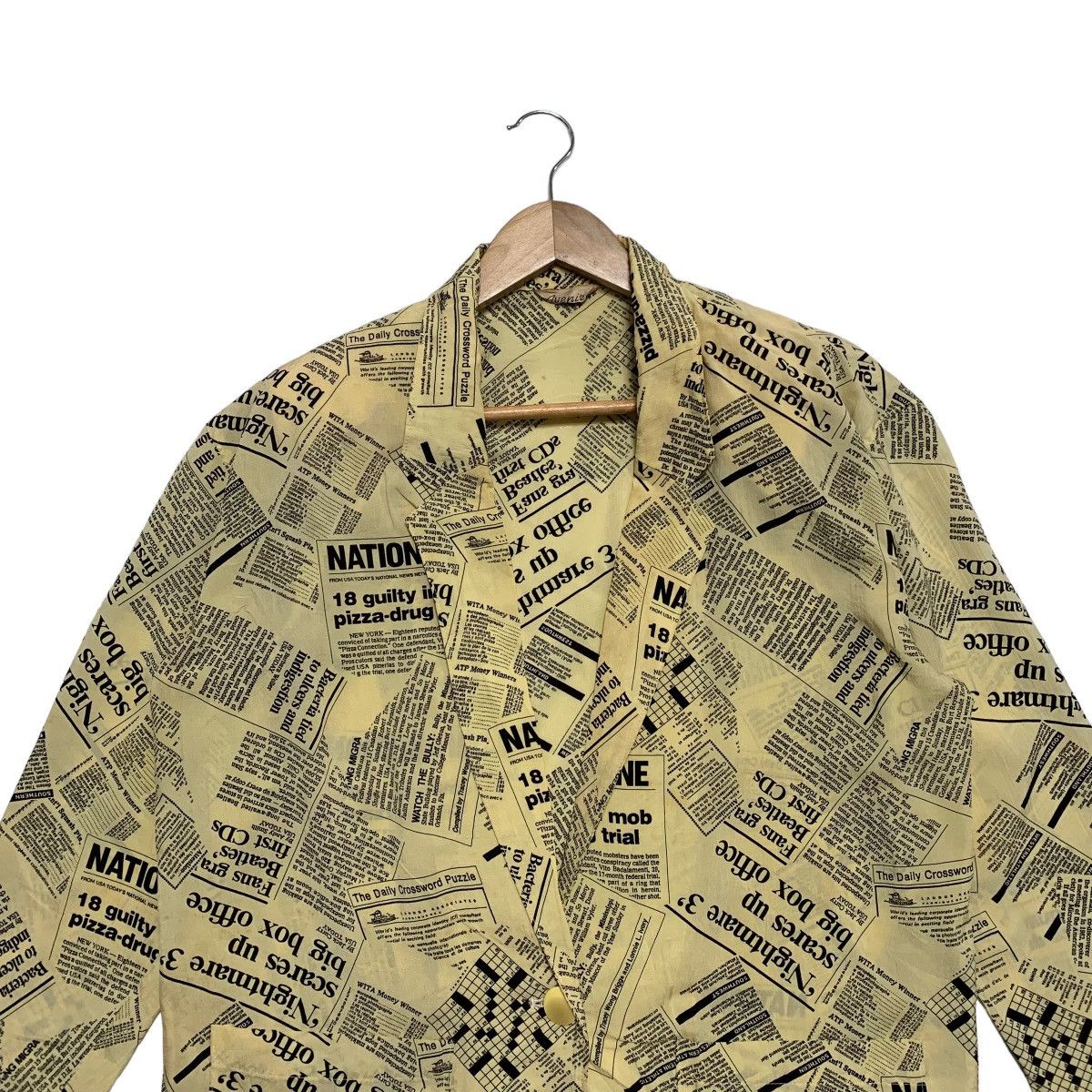 Japanese Brand Arenizo Newspaper Jacket Size XL / US 12-14 / IT 48-50 - 4 Thumbnail