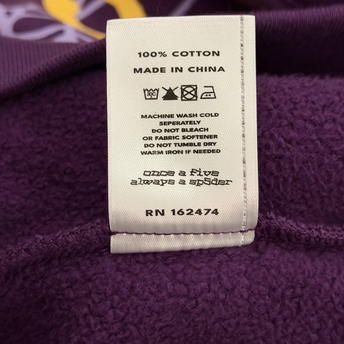Sp5der SP5DER V2 Web Hoodie Size US L / EU 52-54 / 3 - 5 Thumbnail