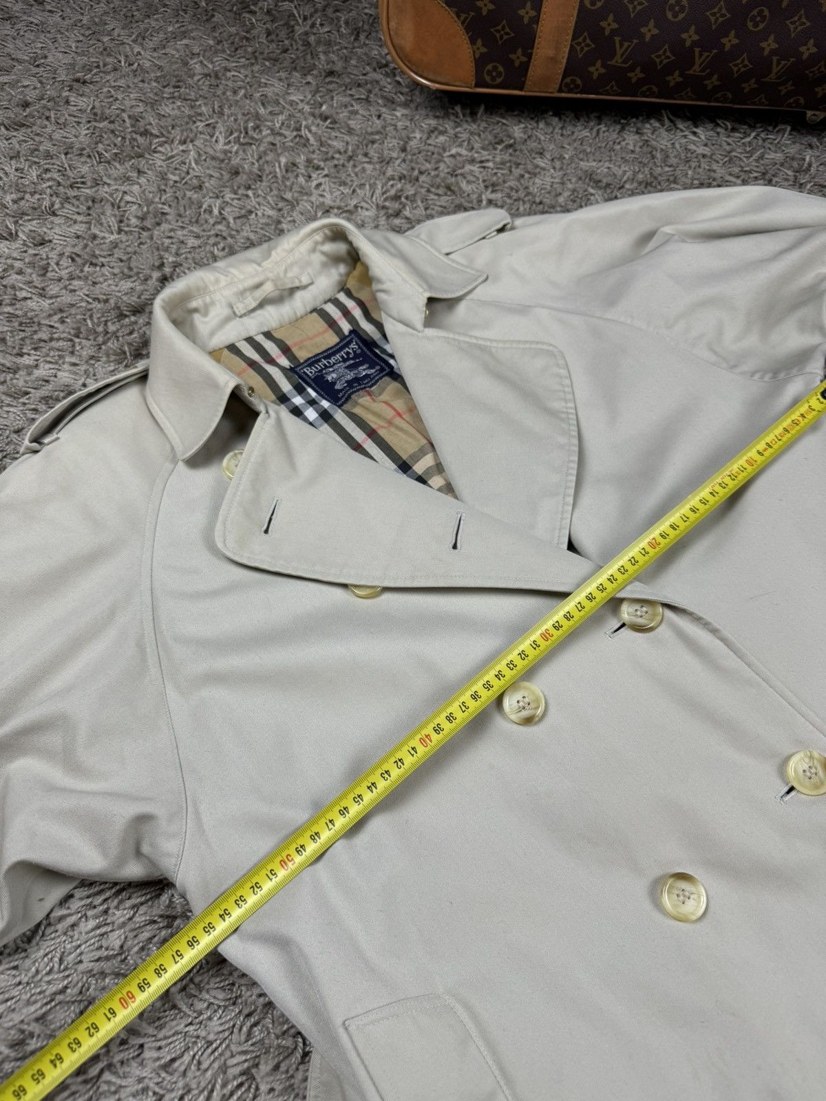 Burberry × Vintage Vintage trench coat Burberry original luxury streetwear item Size L / US 10 / IT 46 - 5 Thumbnail