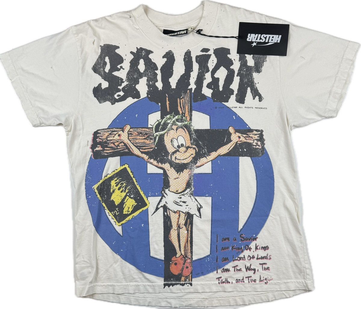 HELLSTAR Hellstar Cartoon Savior T-shirt Size US M / EU 48-50 / 2 - 1 Thumbnail