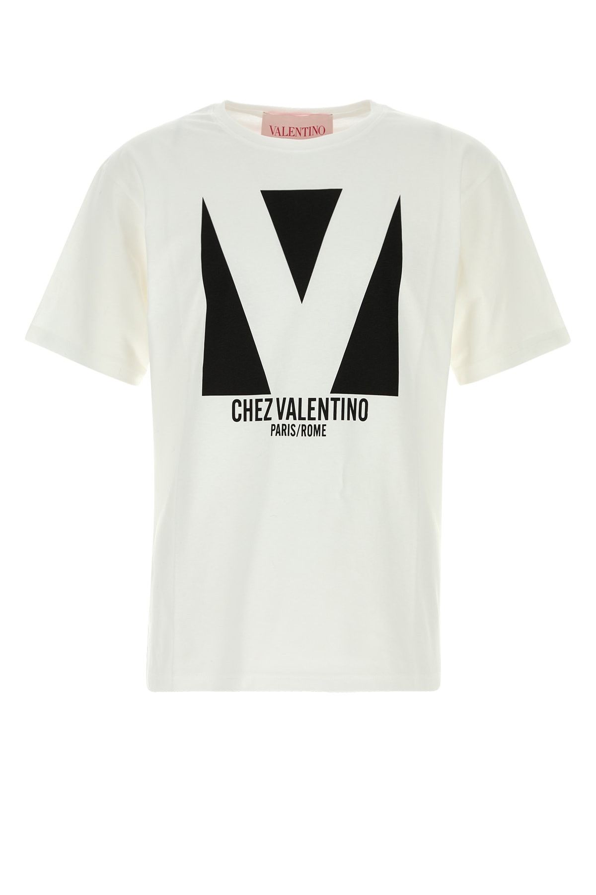Valentino White Cotton T-Shirt Size US XL / EU 56 / 4 - 1 Thumbnail