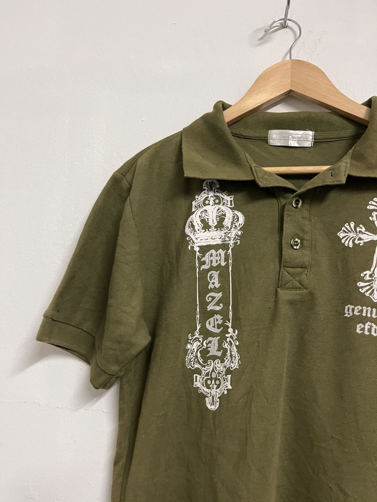Japanese Brand Mazel CH Rip Off Skull Cross Tee Size US M / EU 48-50 / 2 - 4 Thumbnail
