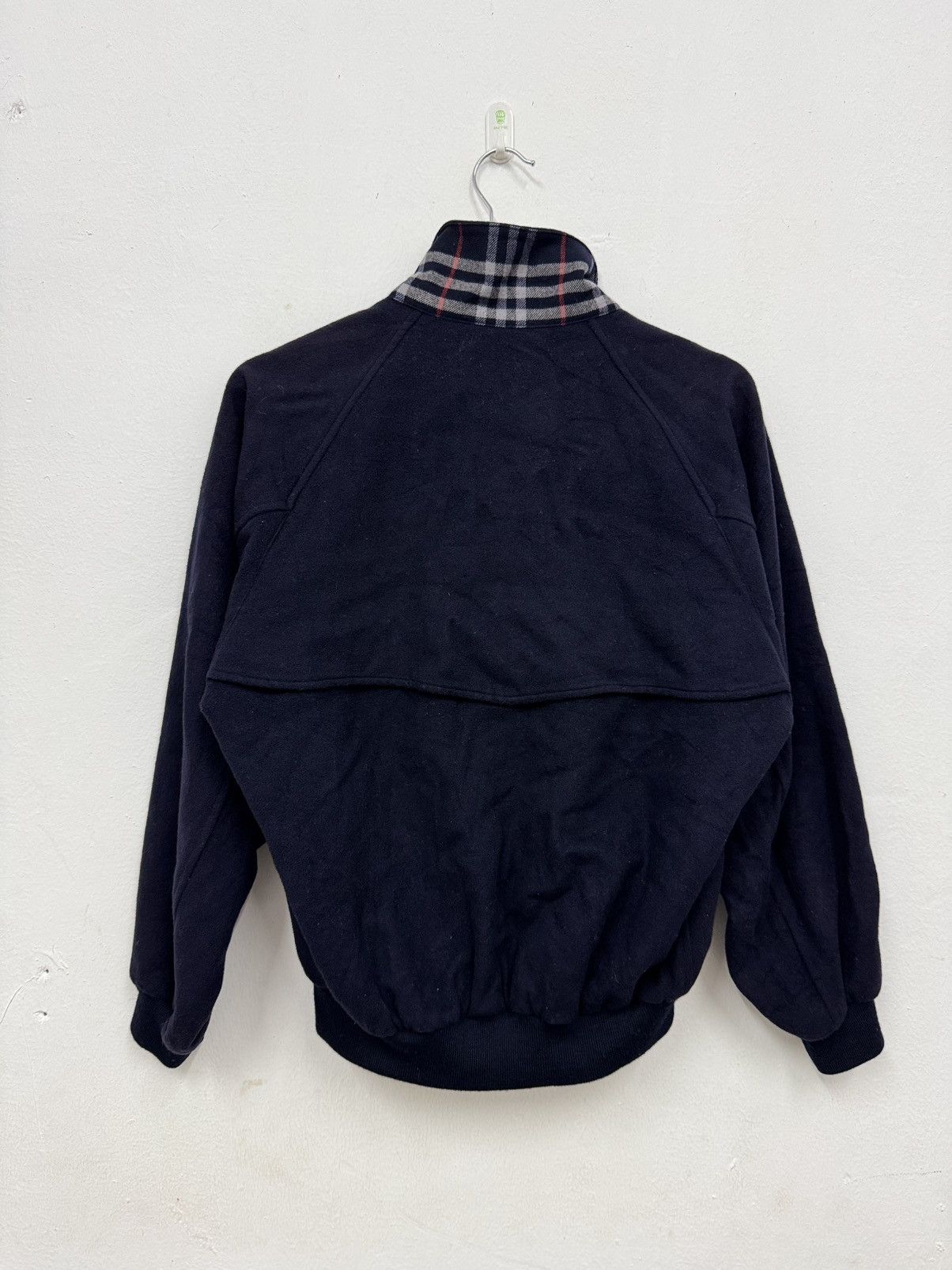 Burberry × Vintage Vintage Burberrys Wool Jacket Dark Blue Size US M / EU 48-50 / 2 - 2 Thumbnail