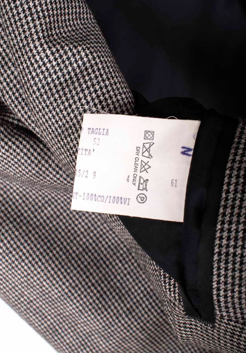PIOMBO Piombo Check Men Suit Two Pieces Blazer Pants Size IT52/L Size 40R - 8 Thumbnail