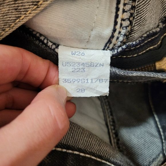 Other Zena The Original Cowboy Jeans High Rise gray Acid Wash - 26 Size 26" / US 2 / IT 38 - 8 Thumbnail