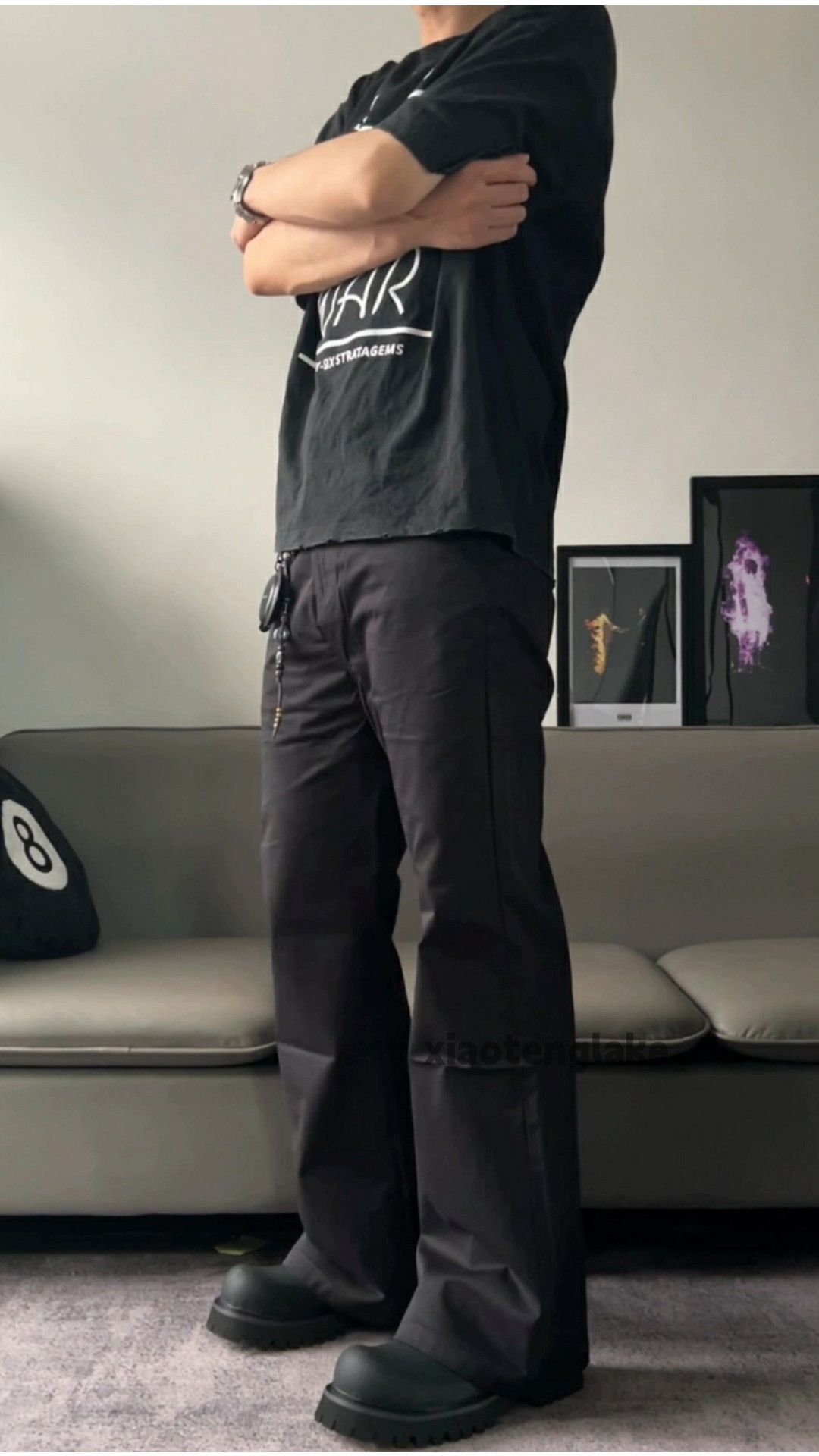 Designer × Japanese Brand × Vintage utility retro y2k yuppie bootcut flared pants Size US 32 / EU 48 - 1 Thumbnail