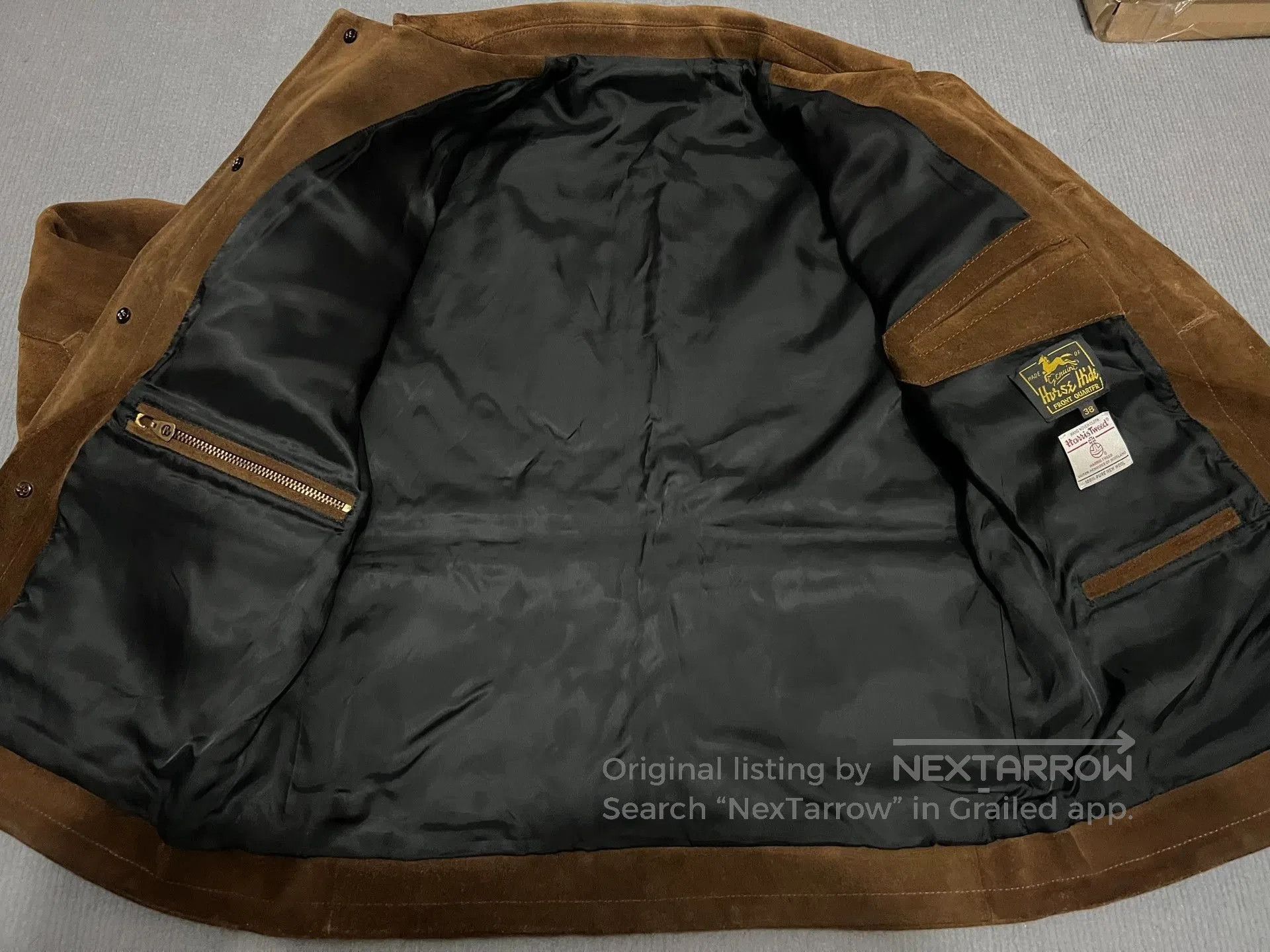 RRL Ralph Lauren Vintage Suede Work Leather Jacket. Size US M / EU 48-50 / 2 - 8 Thumbnail