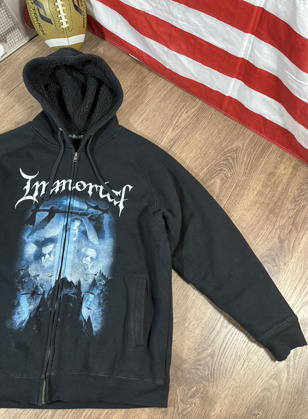Band Tees Vintage Immortal Band Zip Hoodie Metal Size US L / EU 52-54 / 3 - 3 Thumbnail