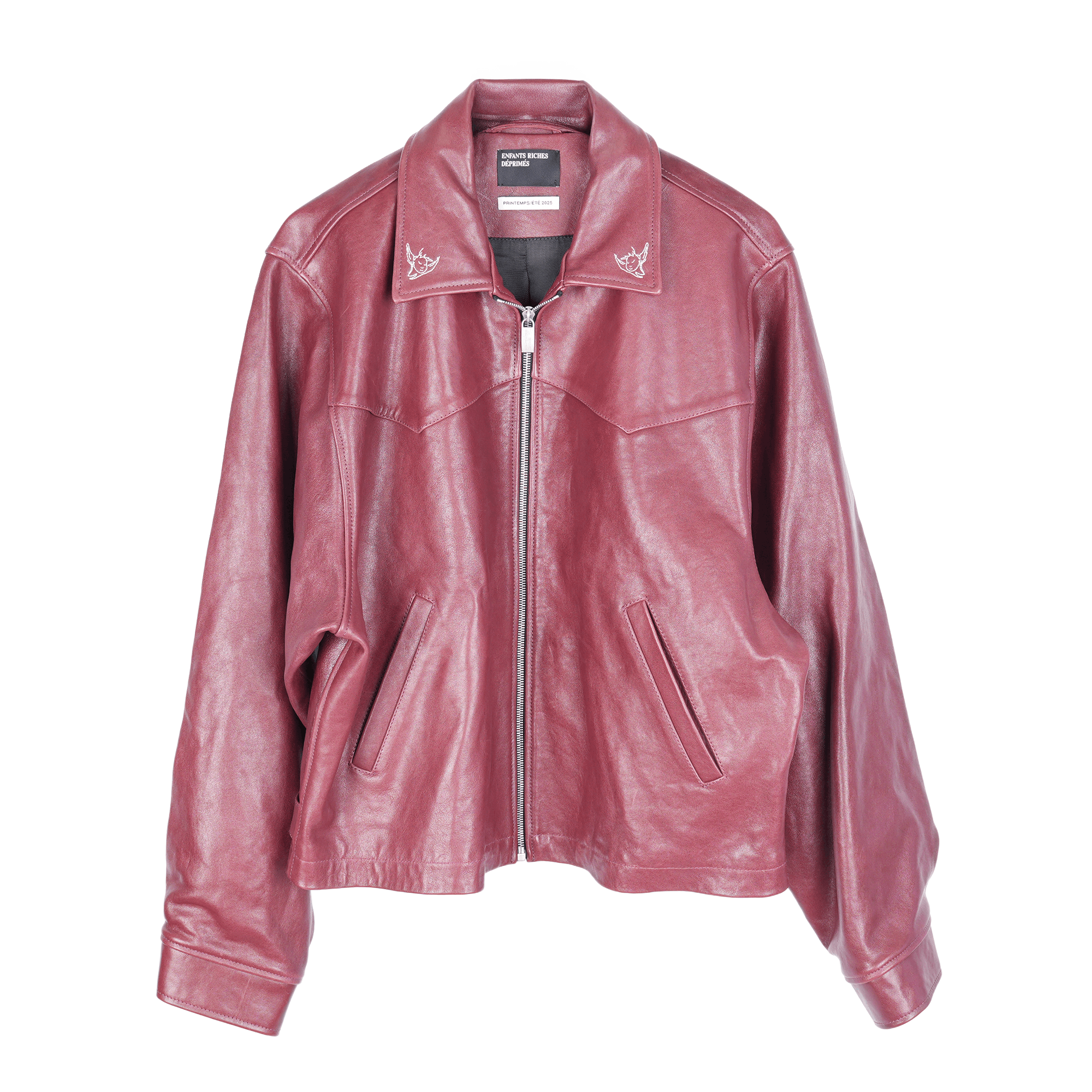 Enfants Riches Deprimes ERD PRINCIPE DE L'AMOUR RED LEATHER JACKET Size US XXL / EU 58 / 5 - 2 Thumbnail