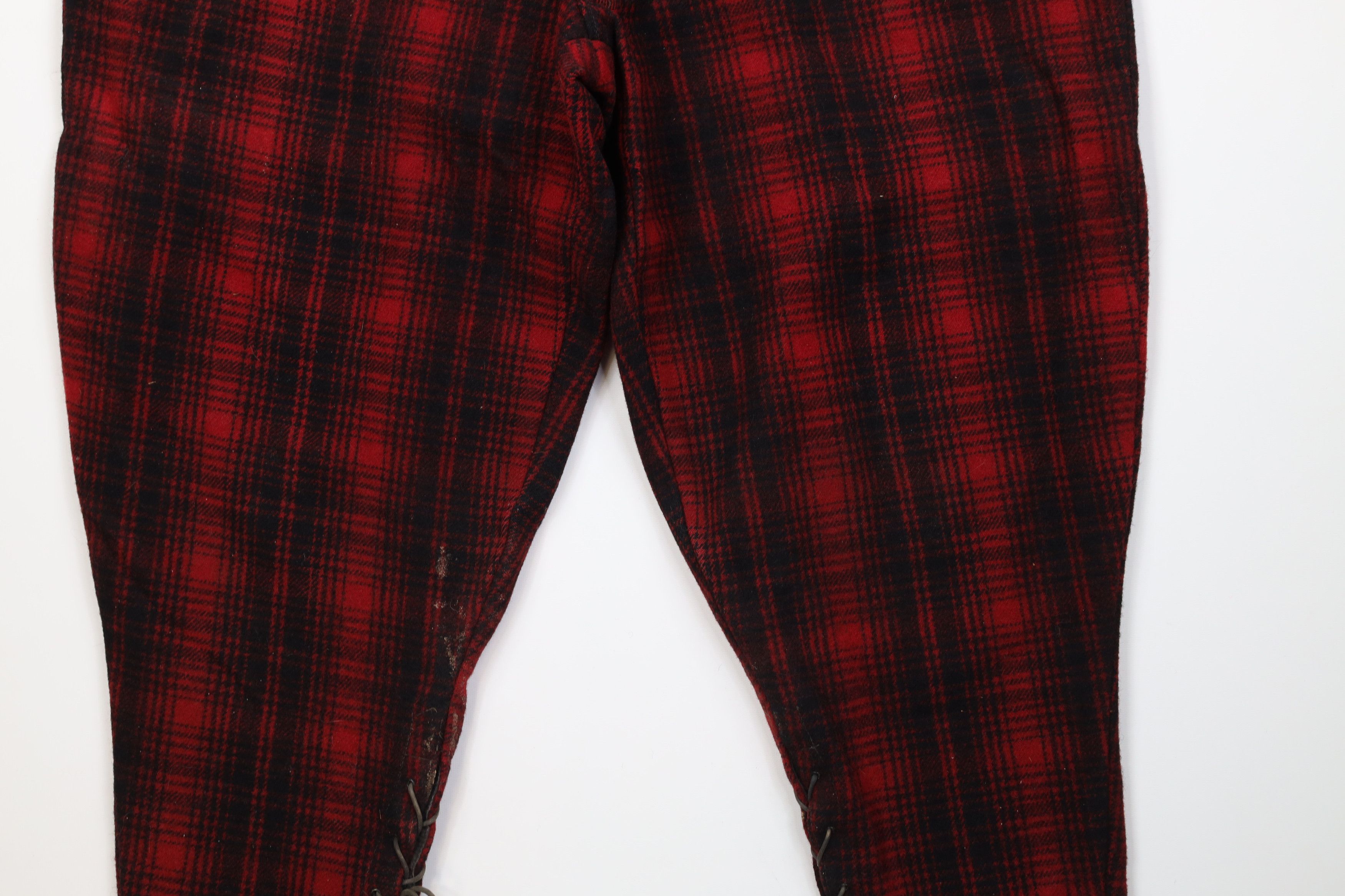 Woolrich Woolen Mills Vintage 70s Woolrich Heavy Wool Knickers Pants Plaid USA Size US 38 / EU 54 - 4 Thumbnail