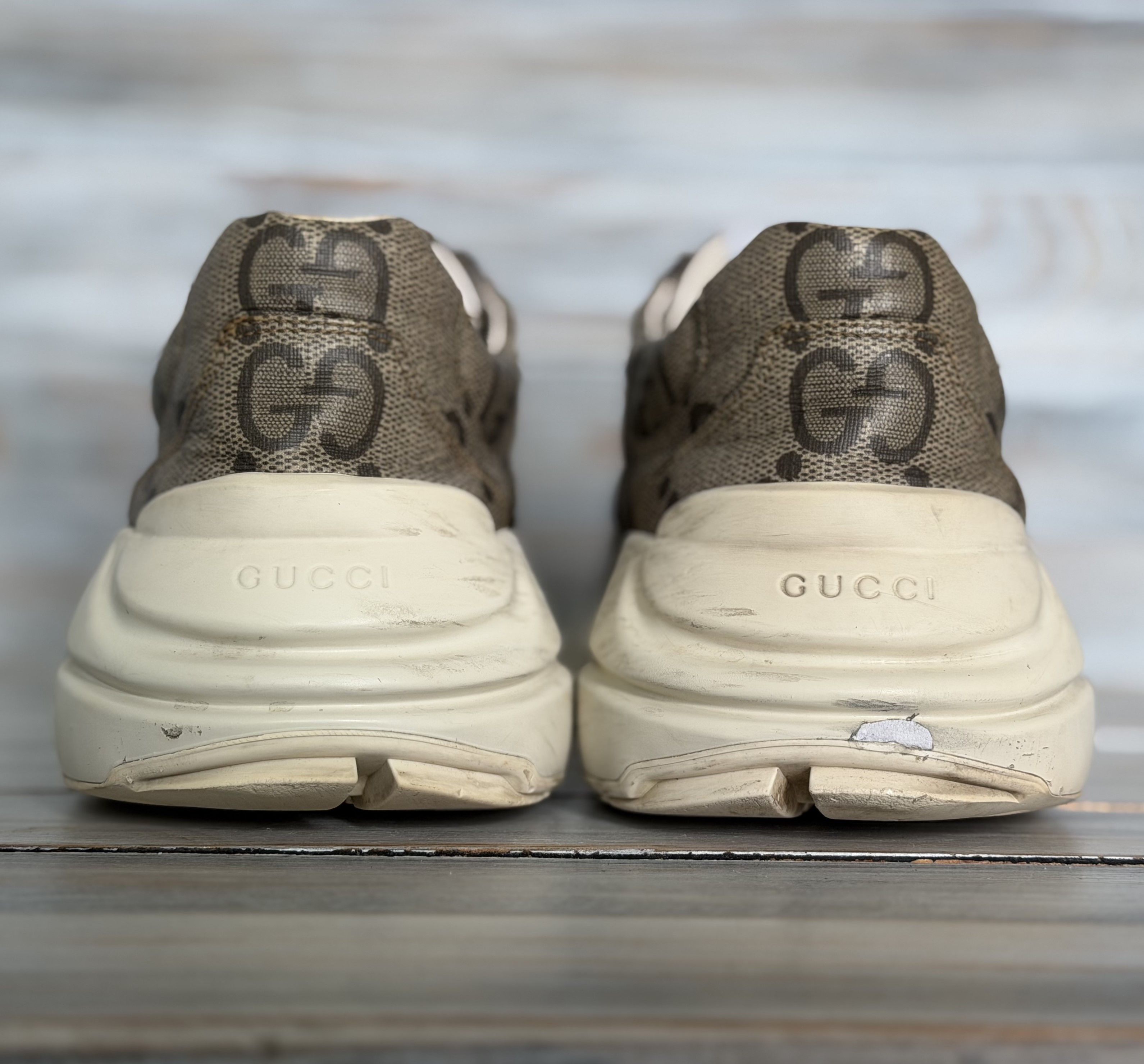 Gucci GUCCI GG Rython 100 Monogram Lace Up Sneakers Made In Italy Size US 11.5 / EU 44-45 - 6 Thumbnail