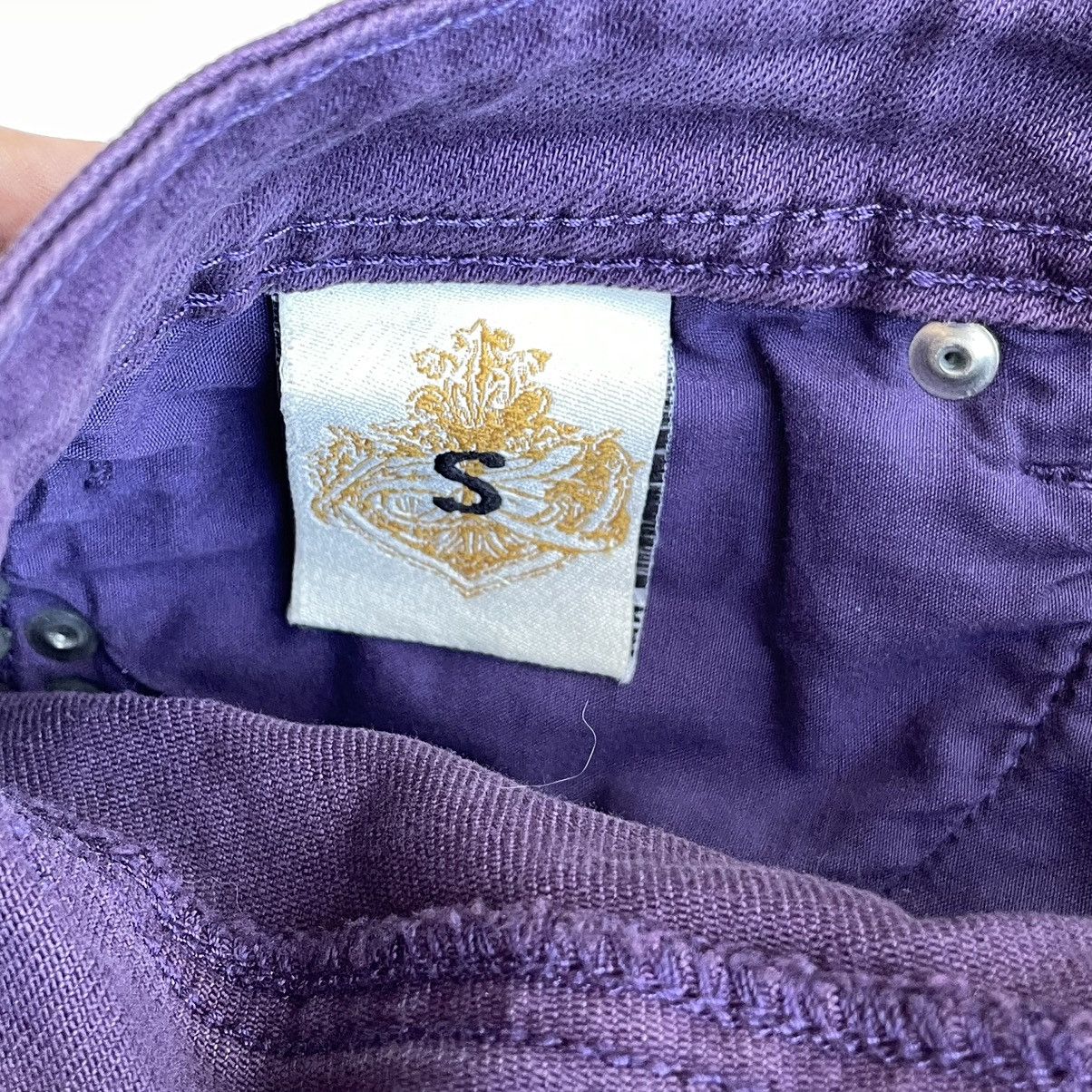 Vintage PURPLE MINI SKIRT Size 30" / US 8 / IT 44 - 5 Thumbnail