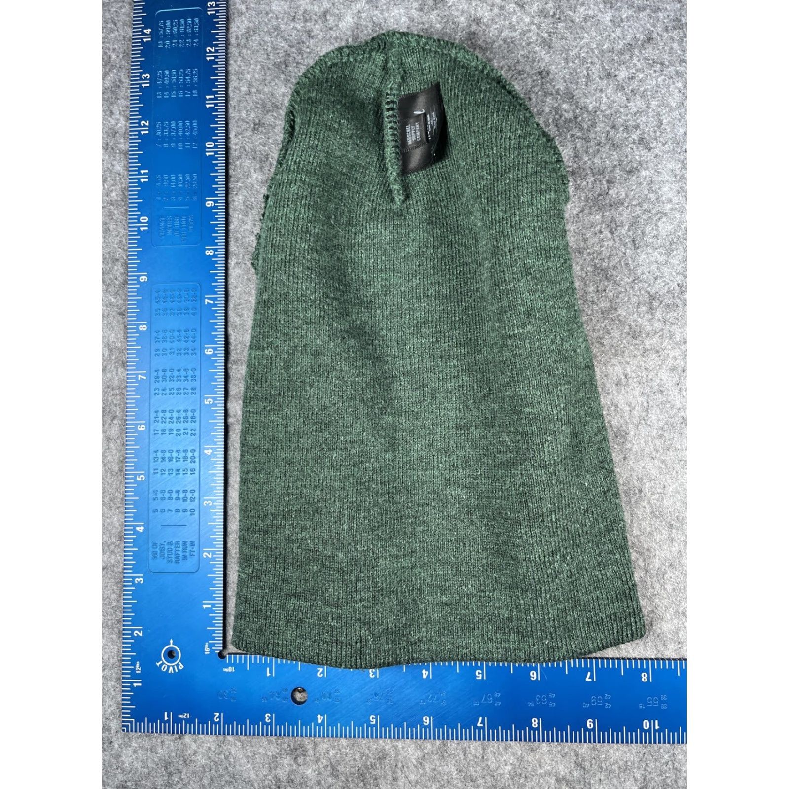 Vintage Herschel Hat Beanie Mens One Size Green Knit Patch Logo Stretch Winter Size ONE SIZE - 6 Thumbnail