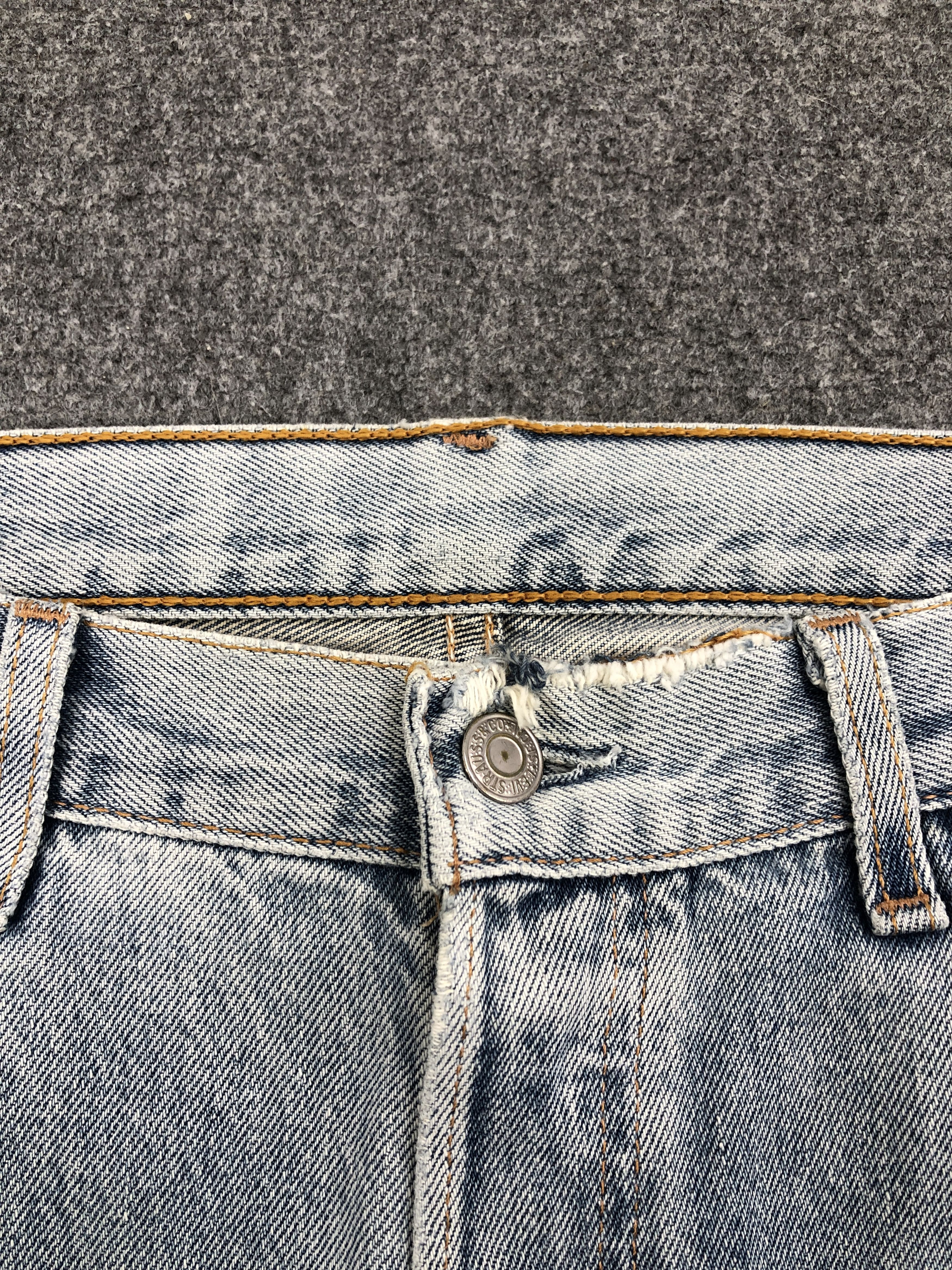 Levi's × Vintage Vintage Levis 90s 501 Light Washed Denim Jeans Size US 32 / EU 48 - 12 Thumbnail
