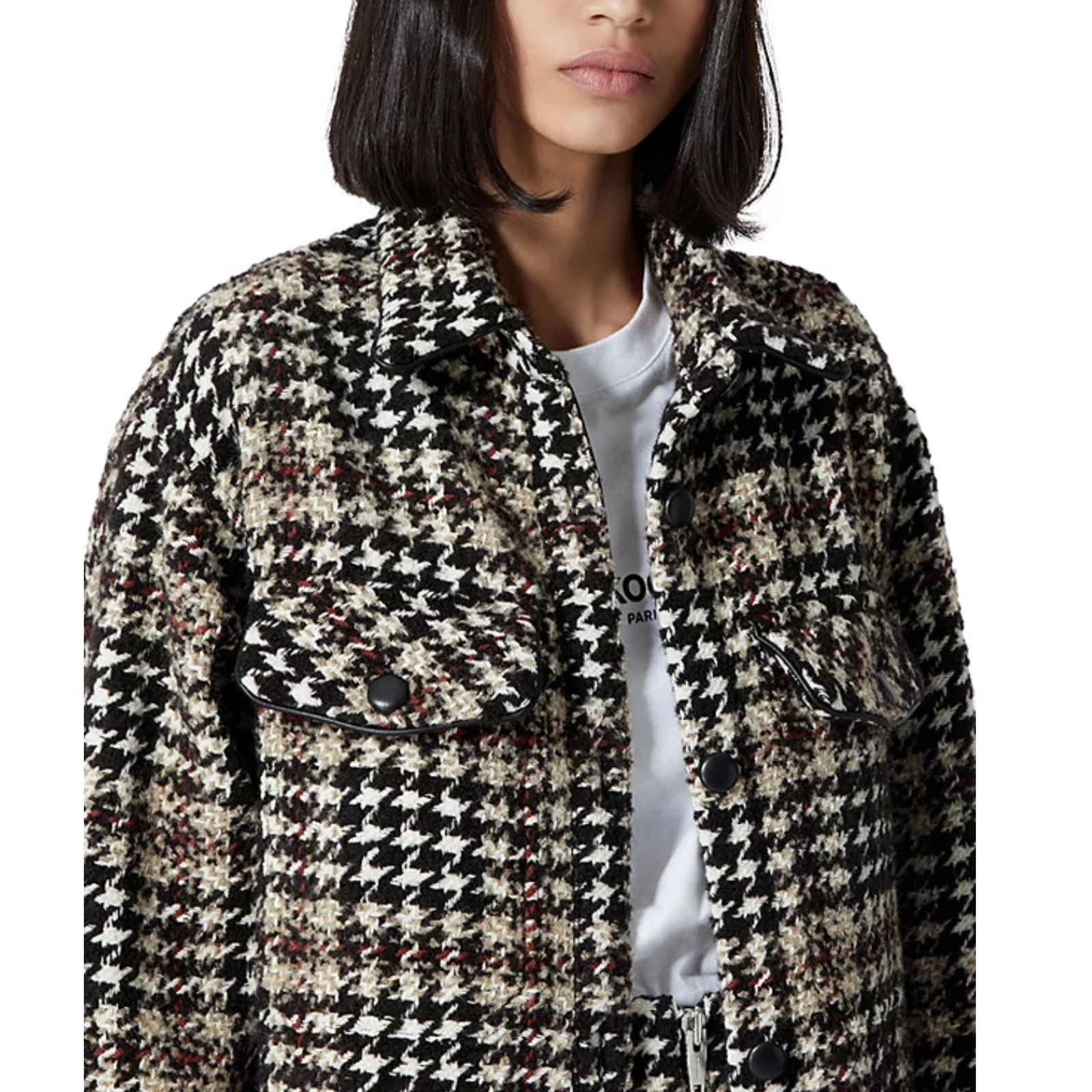 The Kooples The Kooples Women Tweed Jacket Black Size 1/S Size S / US 4 / IT 40 - 7 Thumbnail