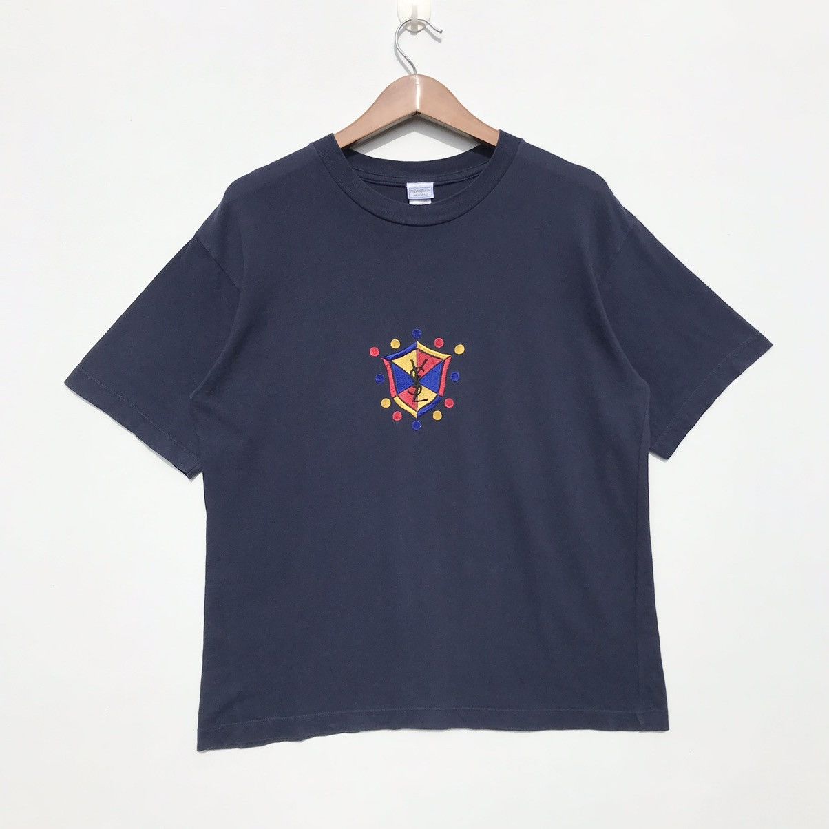 Yves Saint Laurent Vintage Yves Saint Laurent Shirt YSL Luxury Brand Sunfaded Size US L / EU 52-54 / 3 - 1 Thumbnail