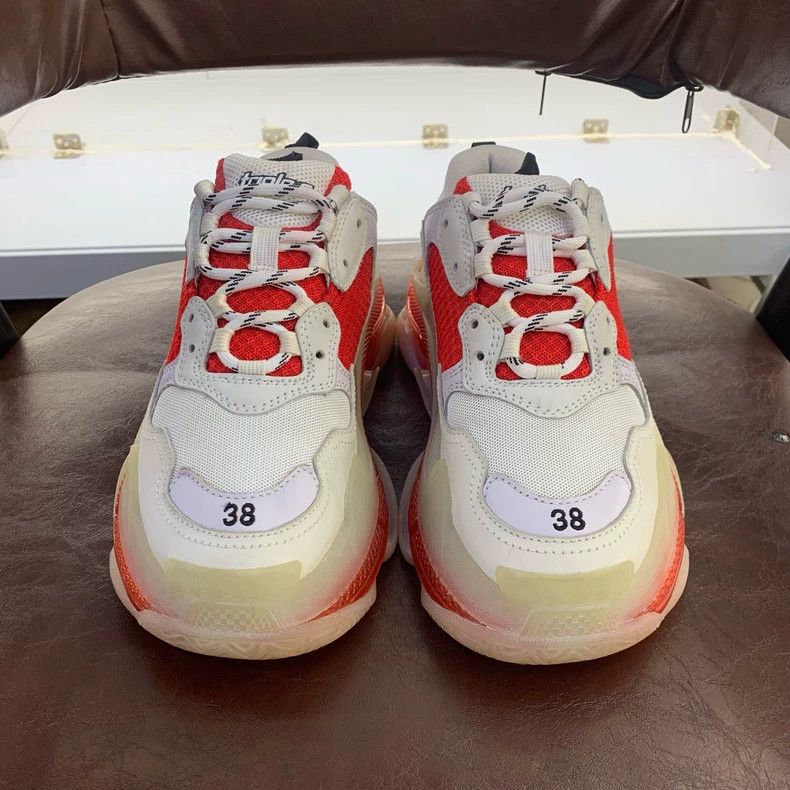 Balenciaga Balenciaga White and red air cushion shoes 2502-Nextarrow Size US 5.5 / EU 38 - 2 Thumbnail