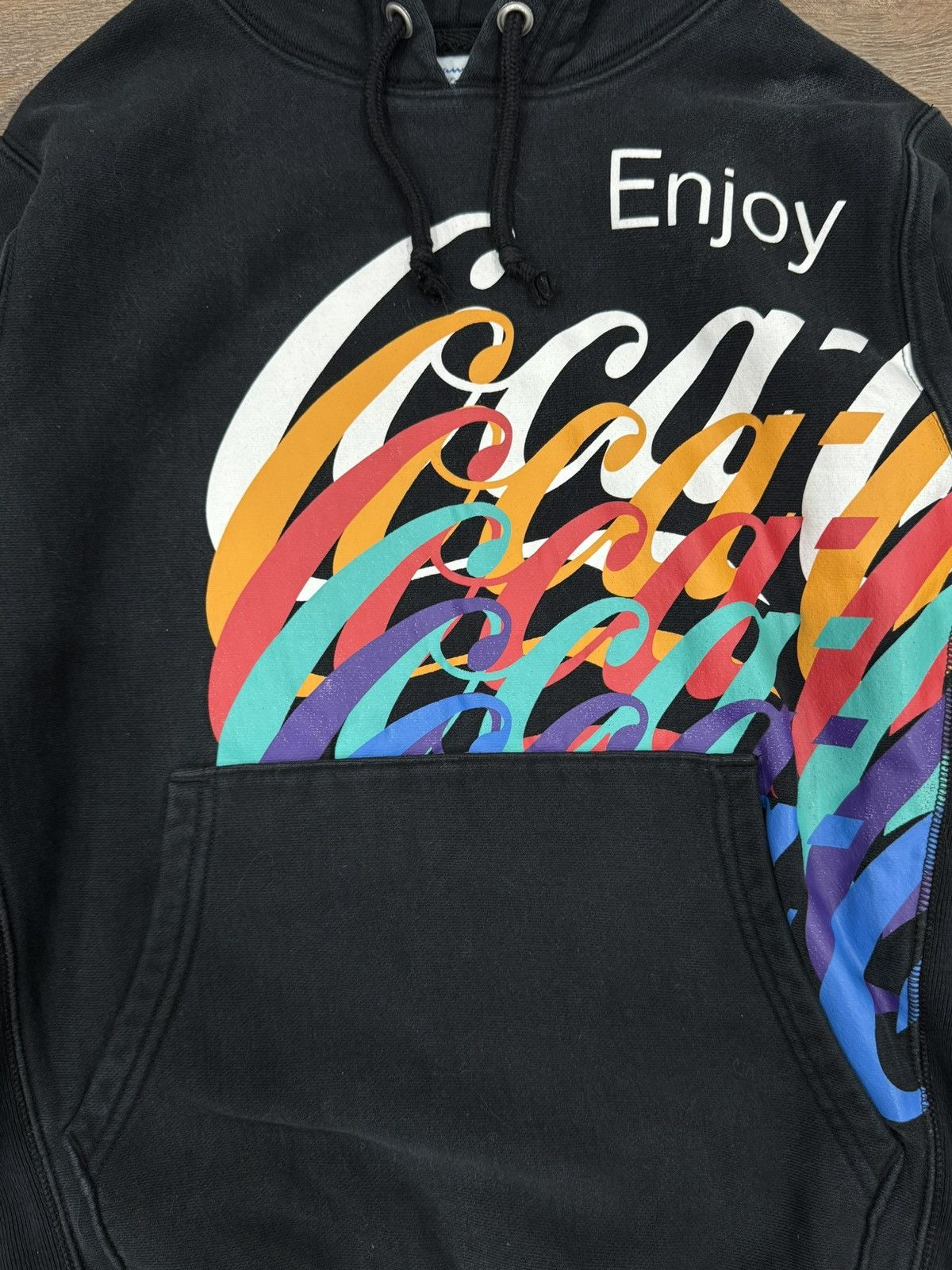 Champion × Coca Cola × Vintage Vintage Champion Reverse Weave Coca Cola Hoodie Size US S / EU 44-46 / 1 - 6 Thumbnail