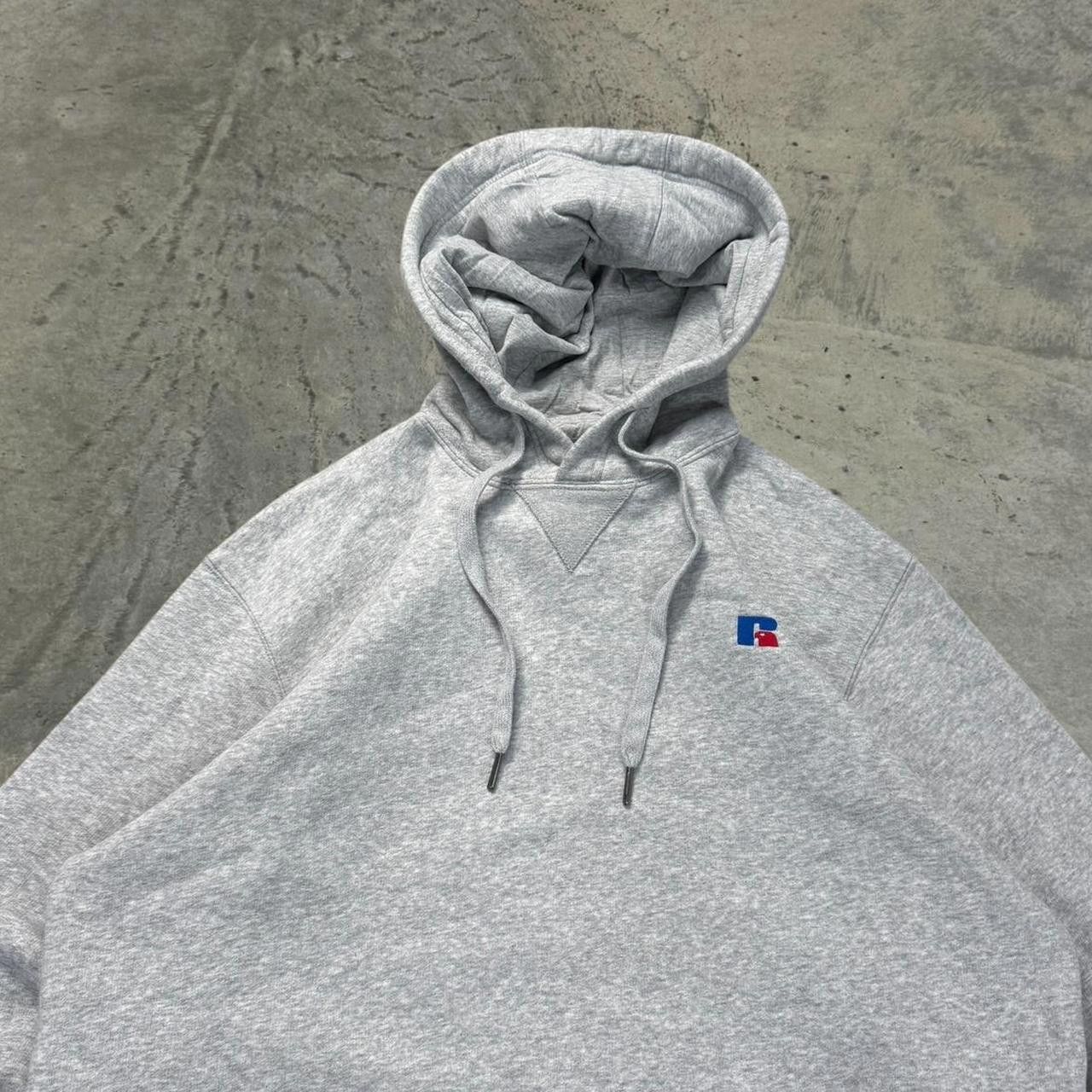 Russell Athletic × Vintage Vintage 90s Russell Athletic Grey Hoodie Size US L / EU 52-54 / 3 - 2 Thumbnail