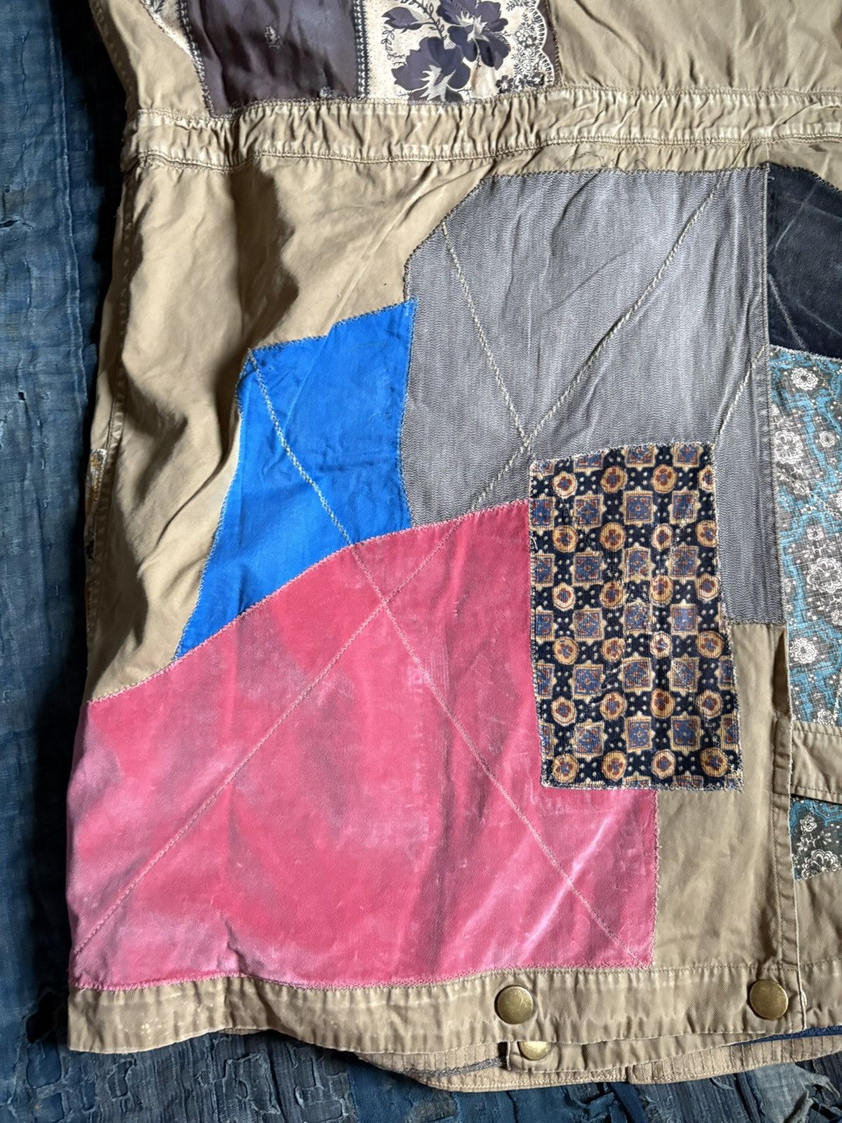 Kapital Kountry Kapital Crazy Hobo Patchwork Ring Coat Maria embroidery Size US L / EU 52-54 / 3 - 20 Thumbnail