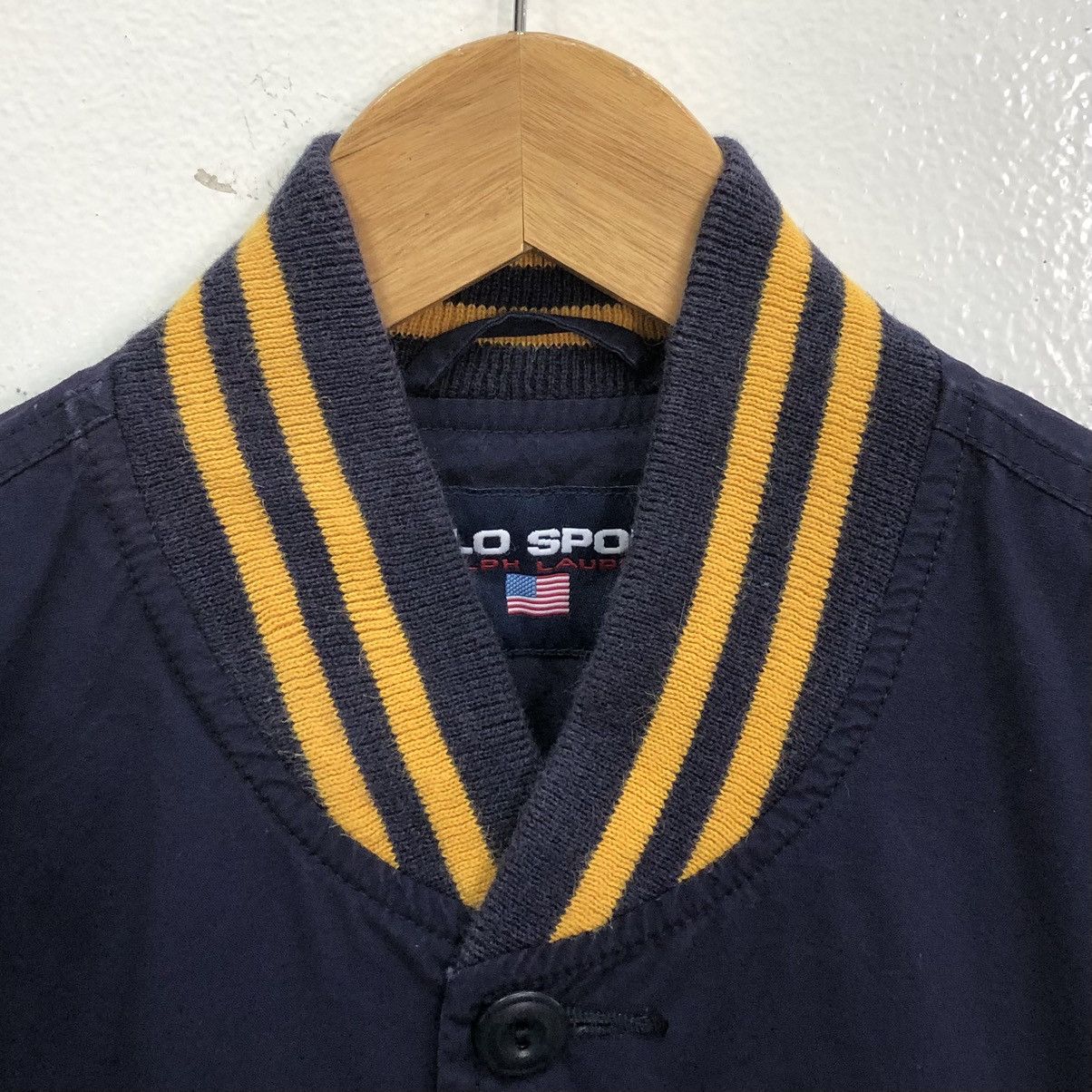 Polo Ralph Lauren VTG 90s POLO SPORT Ralph Lauren POLO Spell Out Bomber Jacket Size US M / EU 48-50 / 2 - 11 Thumbnail