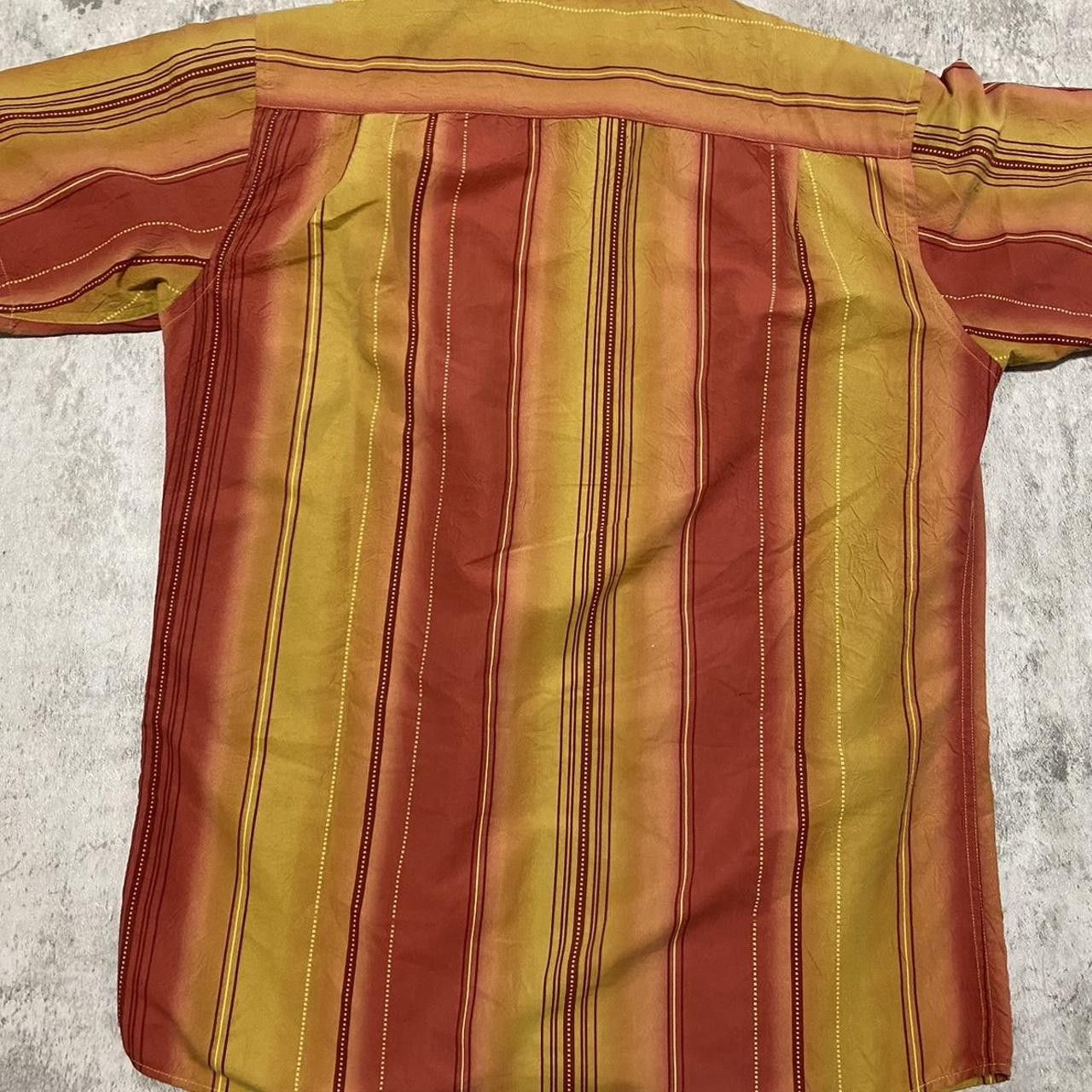 Other Orange and yellow striped button up shirt #retro Size US L / EU 52-54 / 3 - 3 Thumbnail
