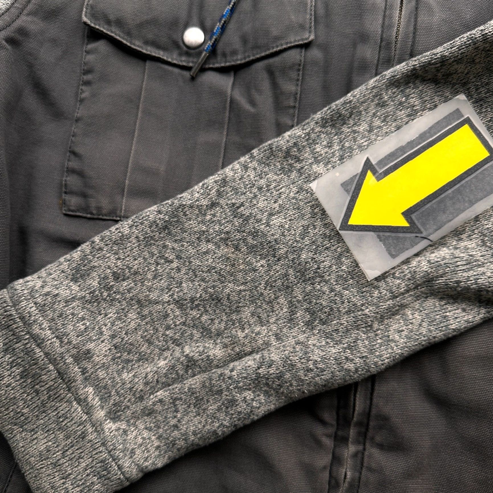 Patagonia Patagonia Better Sweater Hybrid Hoody Duck Canvas Fleece Jacket Mens Medium Gray Full Zip Hooded Bomber Jacket Size US M / EU 48-50 / 2 - 6 Thumbnail