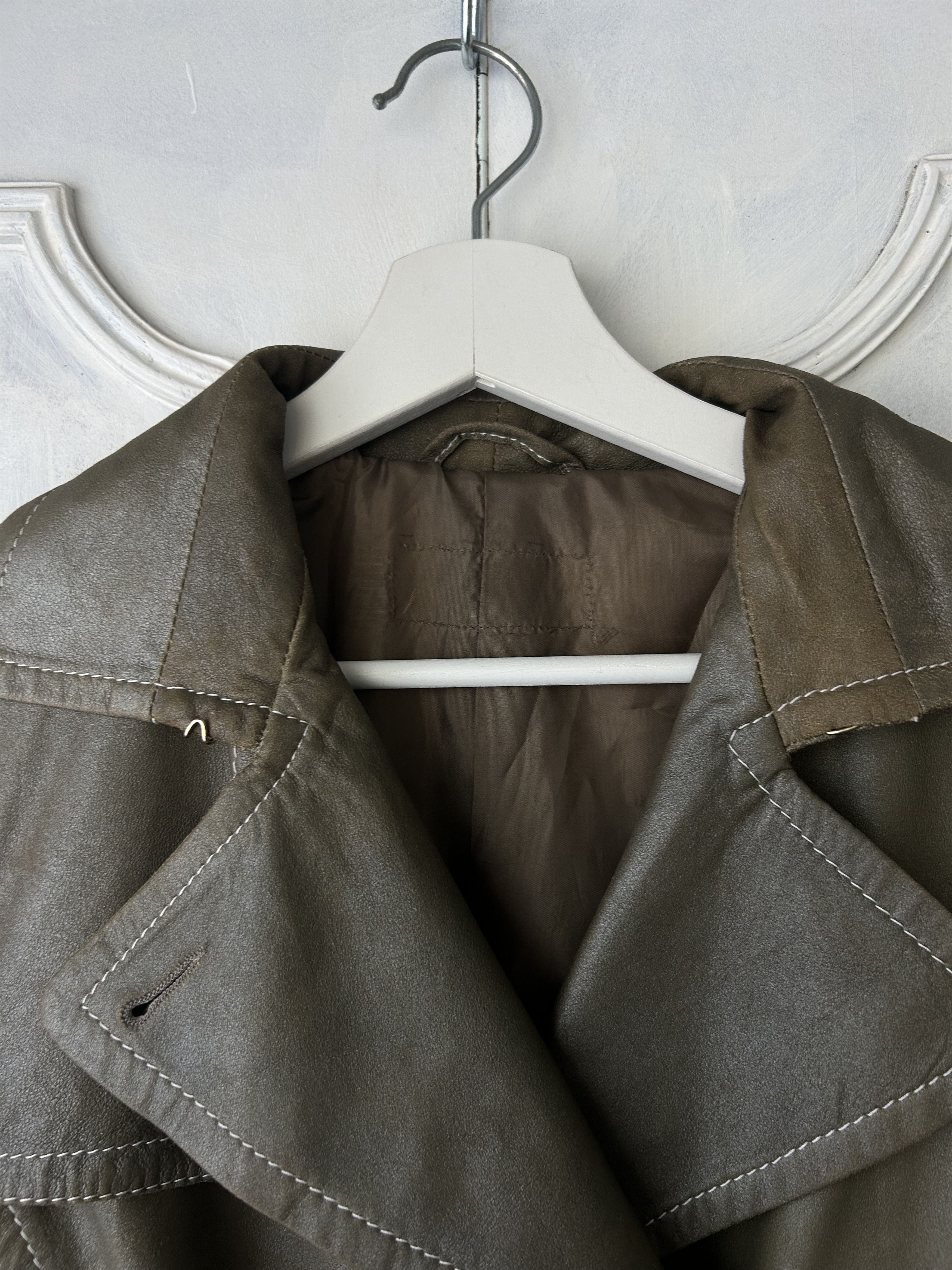 Weekend Max Mara Max Mara Weekend Vintage Leather Jacket Size M / US 6-8 / IT 42-44 - 3 Thumbnail