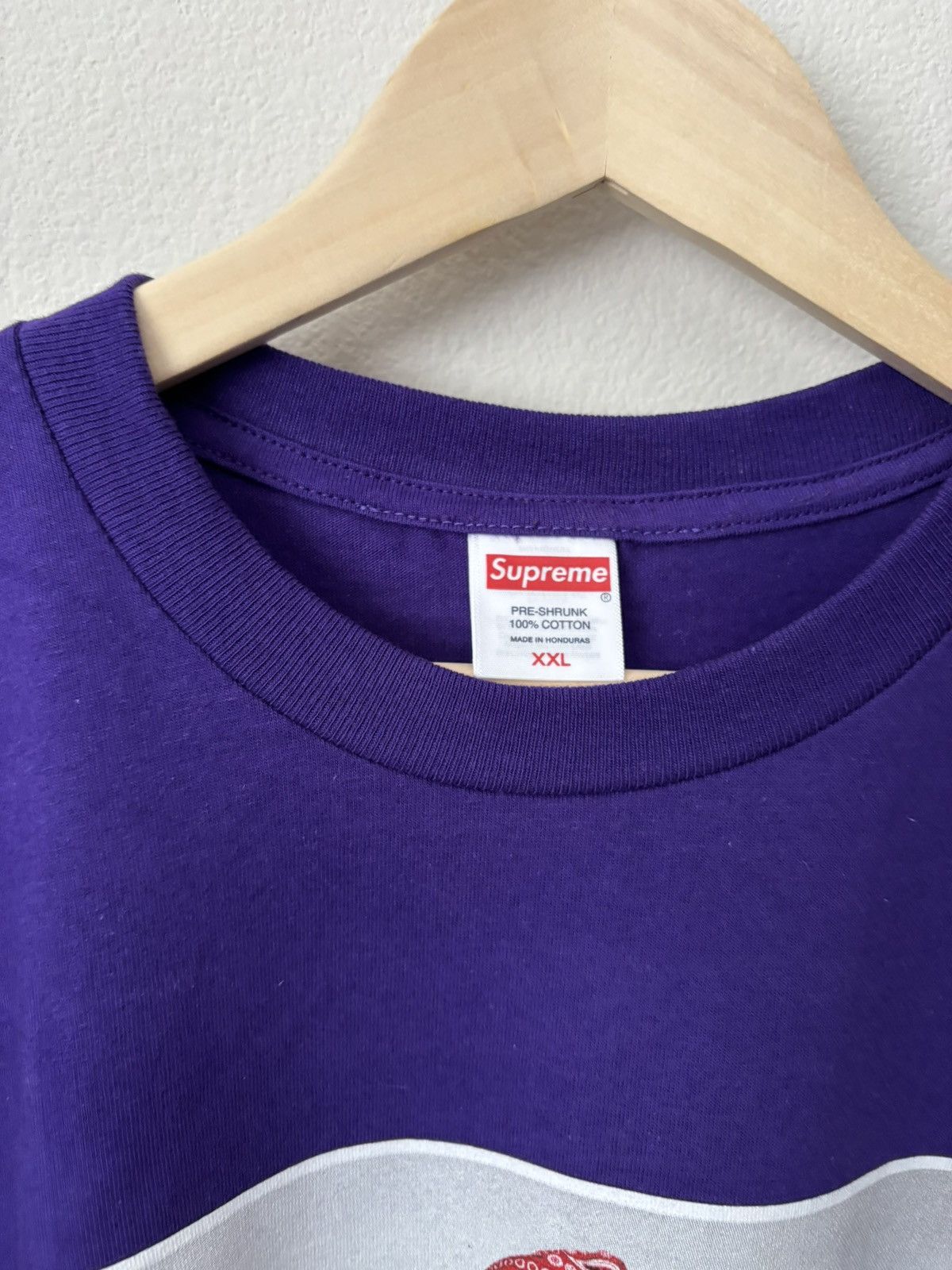 Supreme Supreme Playboi Carti Tee Purple Men's XXL FW25 CONFIRMED Size US XXL / EU 58 / 5 - 4 Thumbnail
