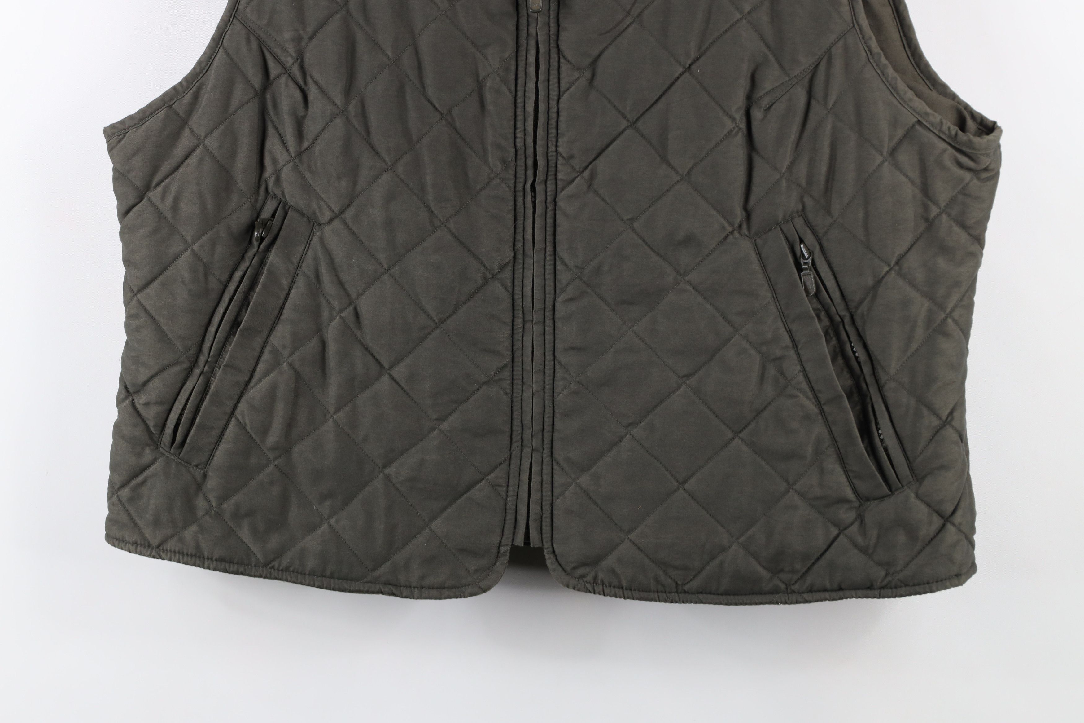 Cabelas × Vintage Vintage Cabelas Quilted Full Zip Vest Jacket Grayish Green Size XL / US 12-14 / IT 48-50 - 3 Thumbnail
