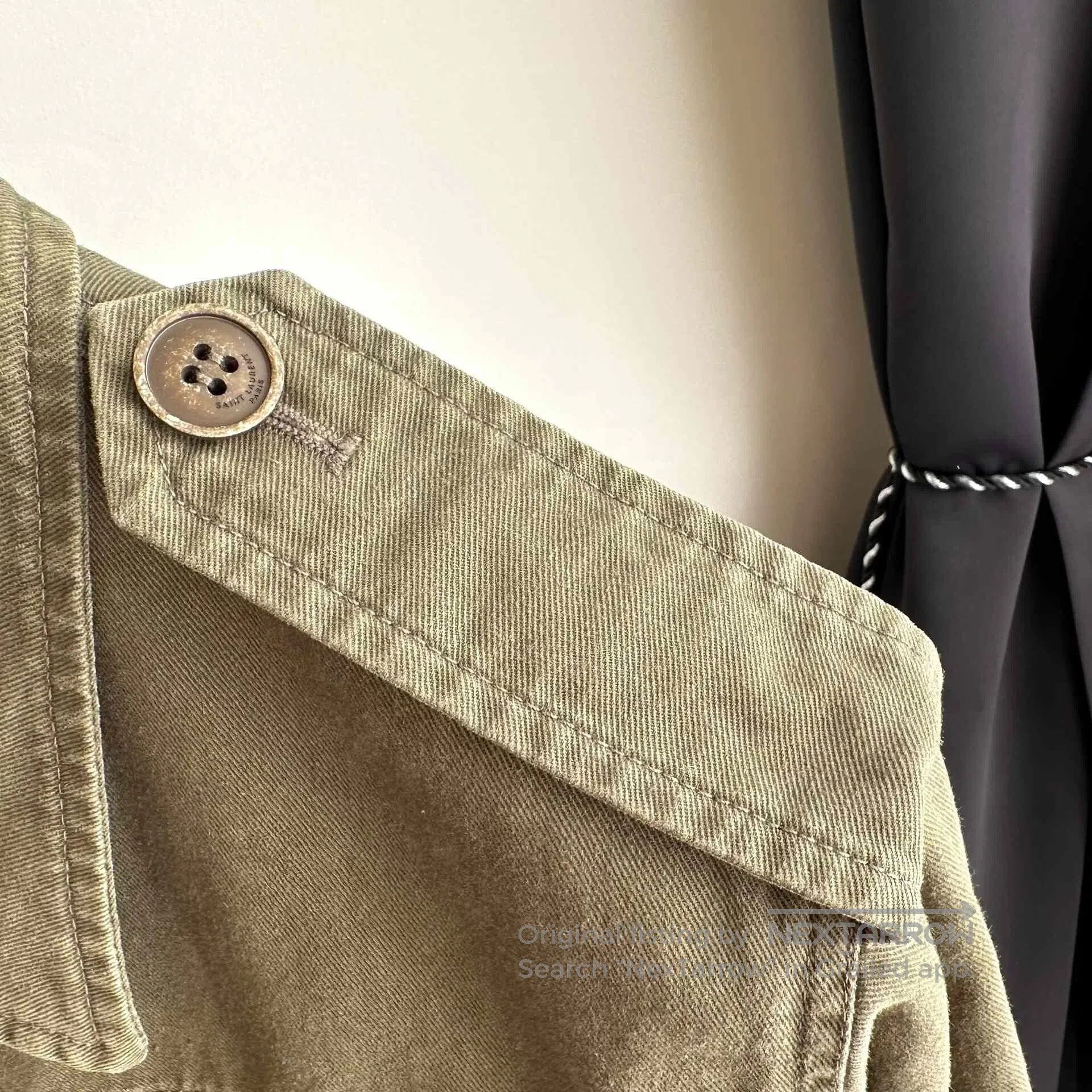 Saint Laurent Paris Saint Laurent Olive Green Hunting Jacket. Size US S / EU 44-46 / 1 - 6 Thumbnail