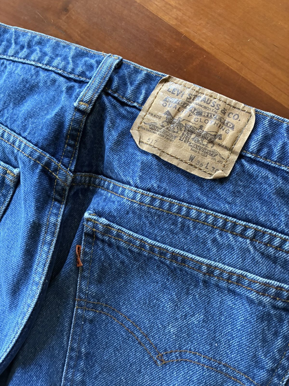 Levi's Vintage 80s Levi’s 517 bootcut denim jeans Size US 34 / EU 50 - 2 Thumbnail