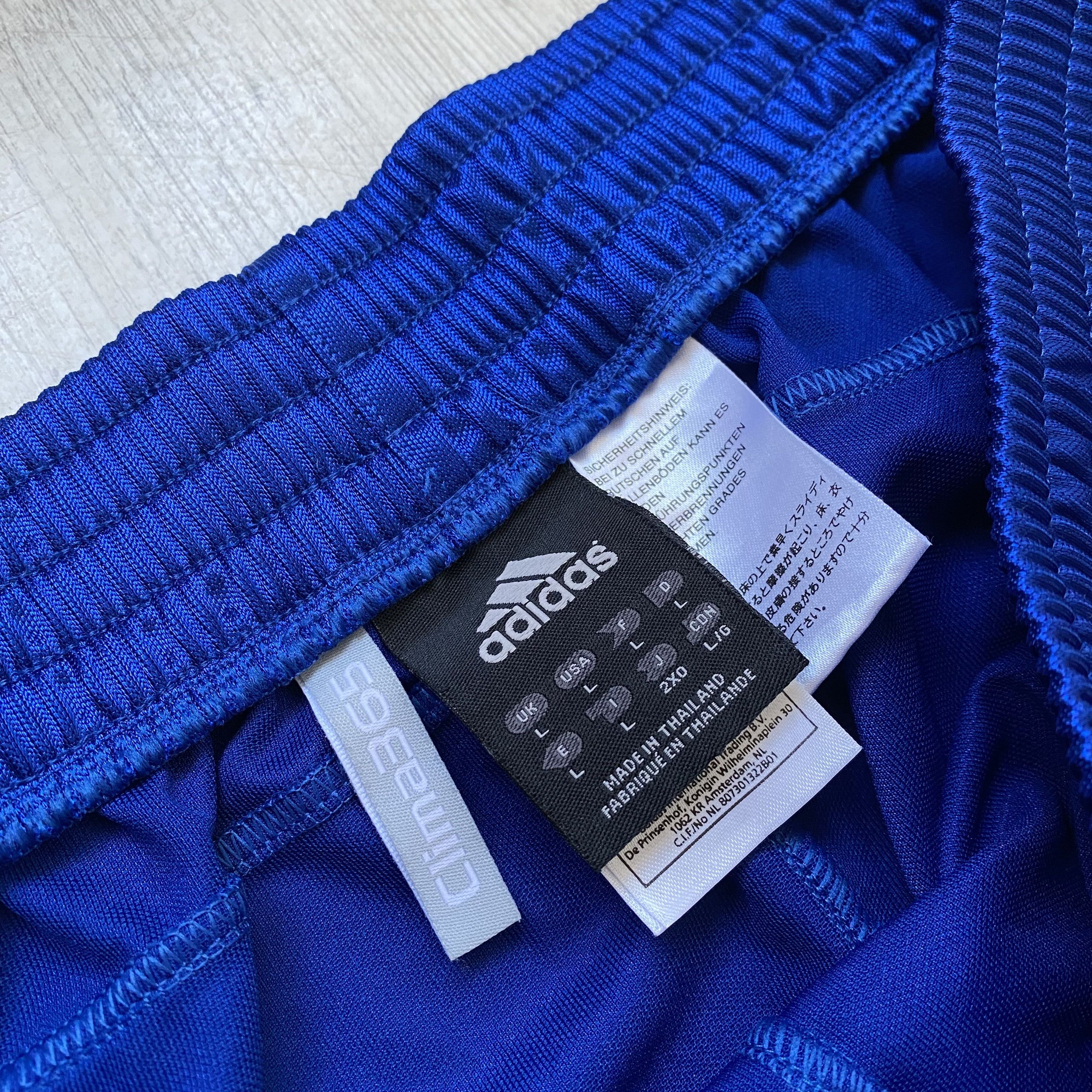 Adidas 🐟 Vintage 00s Adidas Nylon track baggy pants three sriped Size US 34 / EU 50 - 4 Thumbnail