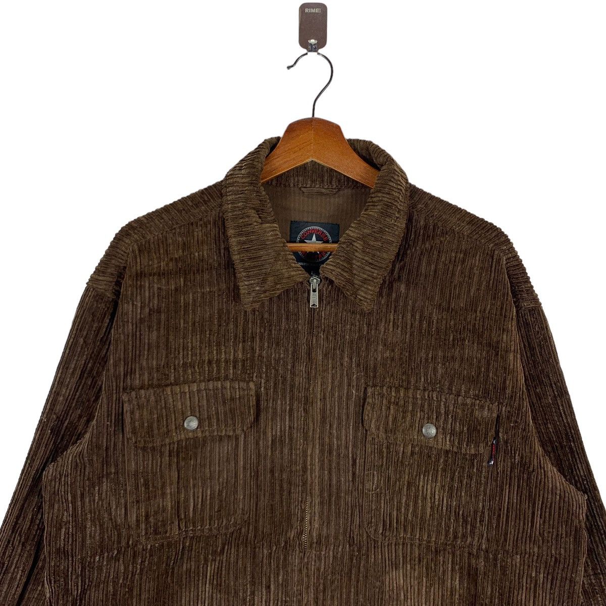 Converse × Vintage VINTAGE CONVERSE CORDUROY BOMBER ZIPPER JACKET Size US L / EU 52-54 / 3 - 2 Thumbnail