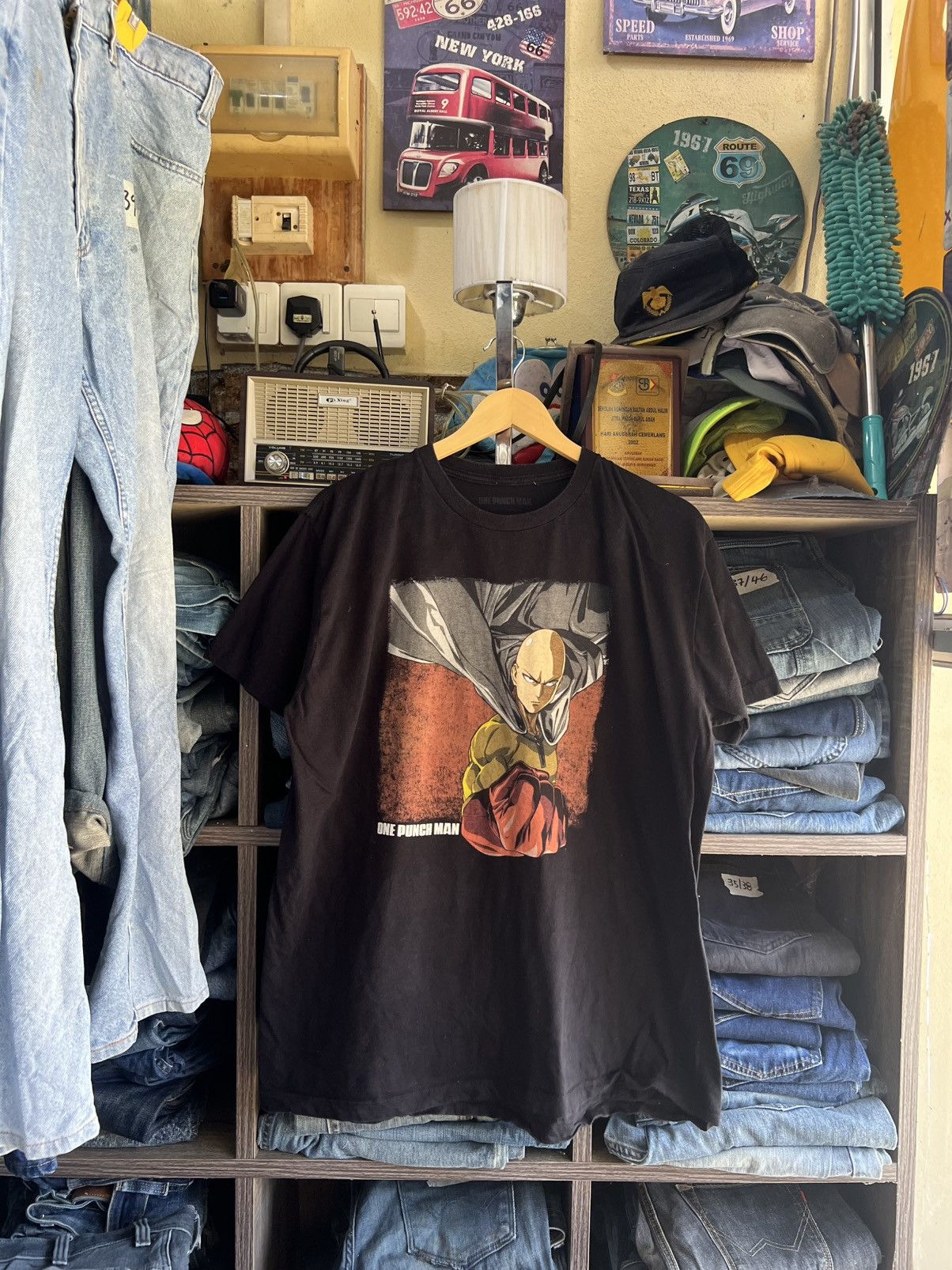 Anime 🔥One Punch Man Big Printed Tee Size US L / EU 52-54 / 3 - 1 Thumbnail