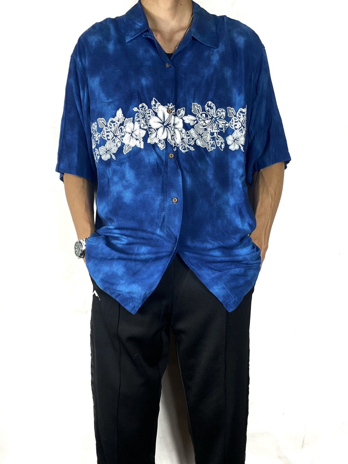 Vintage Piko Hawaian shirt Size US XL / EU 56 / 4 - 1 Thumbnail