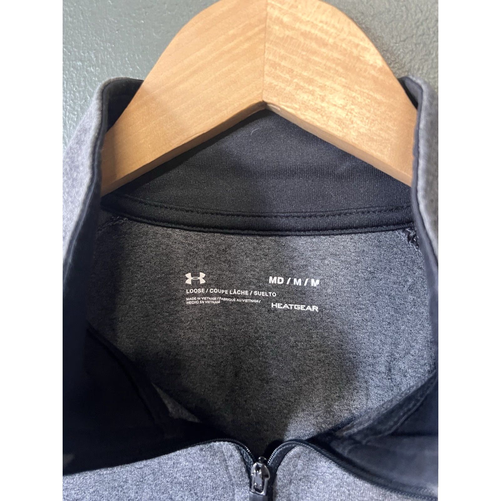 Under Armour Under Armour Mens Gray 1/2 Zip Mock Neck Lightweight Sweater Shirt M Size US M / EU 48-50 / 2 - 3 Thumbnail