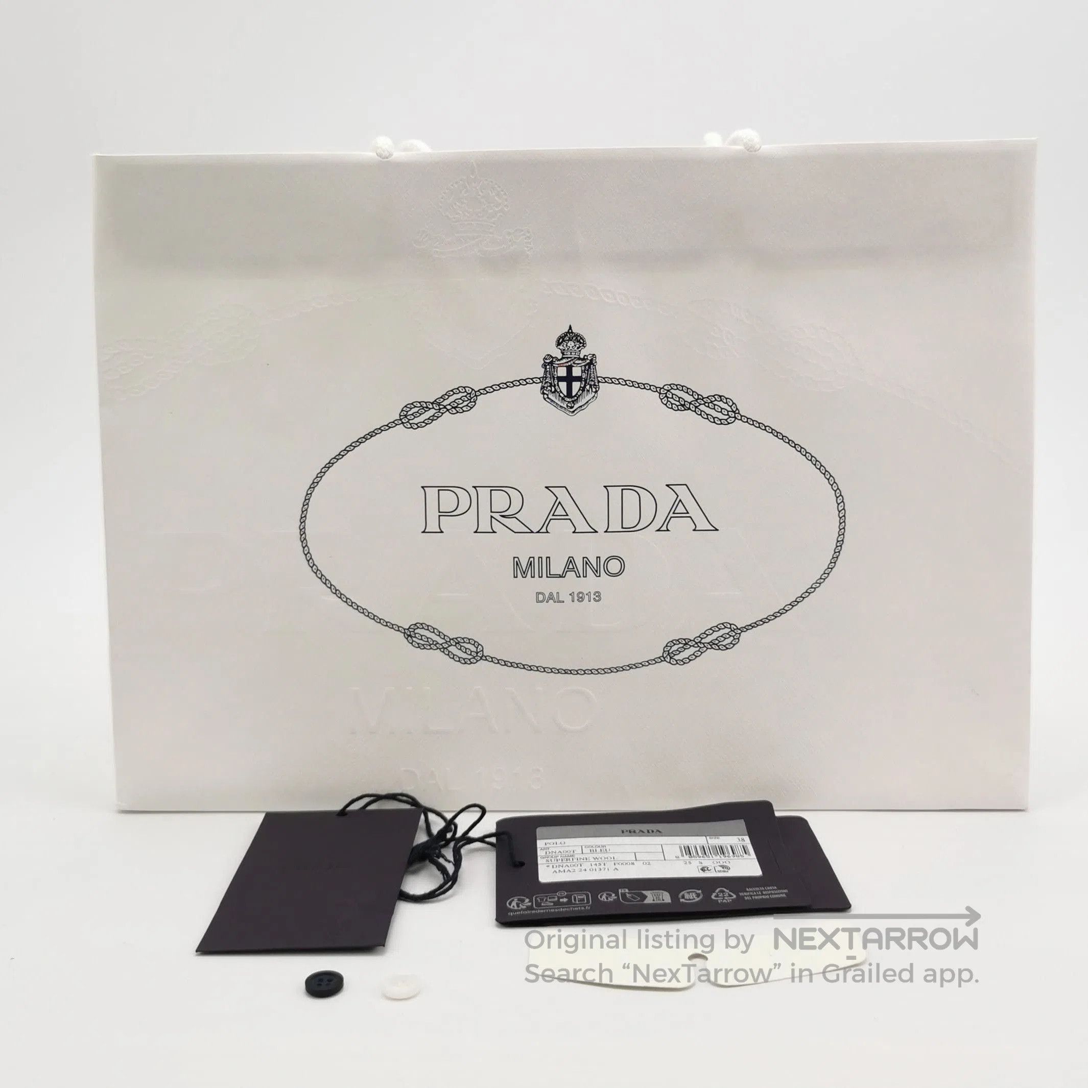 Prada Prada Wool Color Block Knit Polo Sweater . Size S / US 4 / IT 40 - 3 Thumbnail