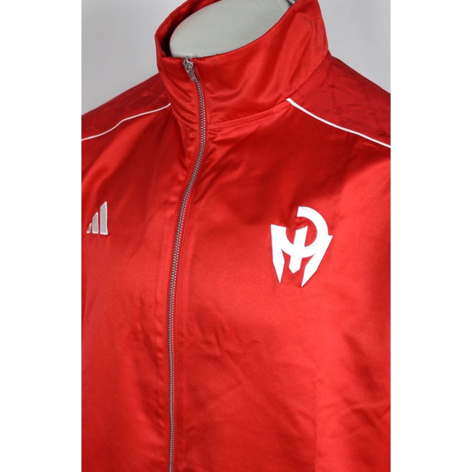 Adidas Adidas Mahomes Satin Track Jacket Mens L Red College JE4332 Size US L / EU 52-54 / 3 - 4 Thumbnail