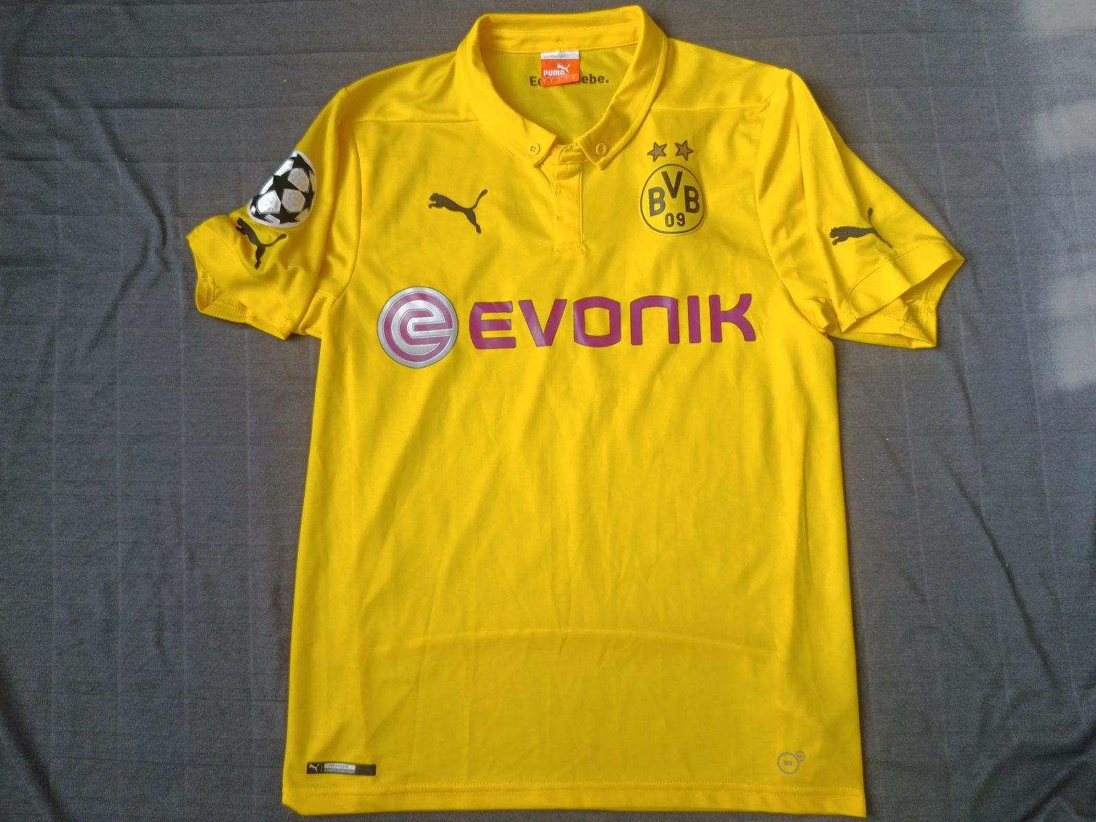Puma Borussia Dortmund #7 Kagawa Home football shirt 2014 - 2015 Size US S / EU 44-46 / 1 - 2 Thumbnail
