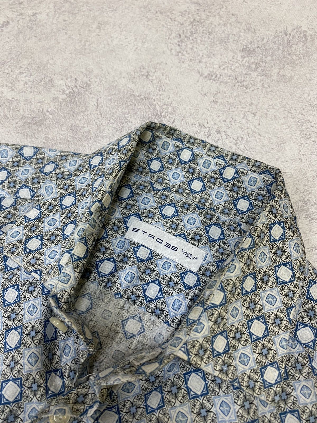Etro ETRO Mens Multicolor Button Up Shirt Size 38 Size US S / EU 44-46 / 1 - 5 Thumbnail