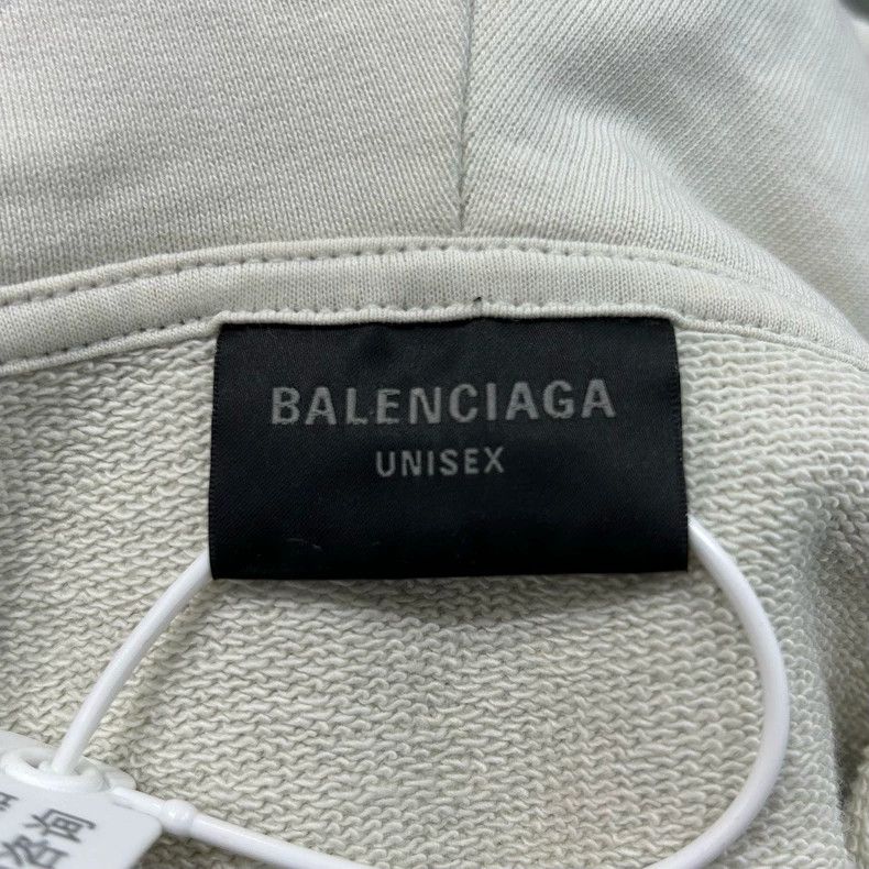 Balenciaga Balenciaga Make old duct tape coke waves white hoodie Size US L / EU 52-54 / 3 - 5 Thumbnail