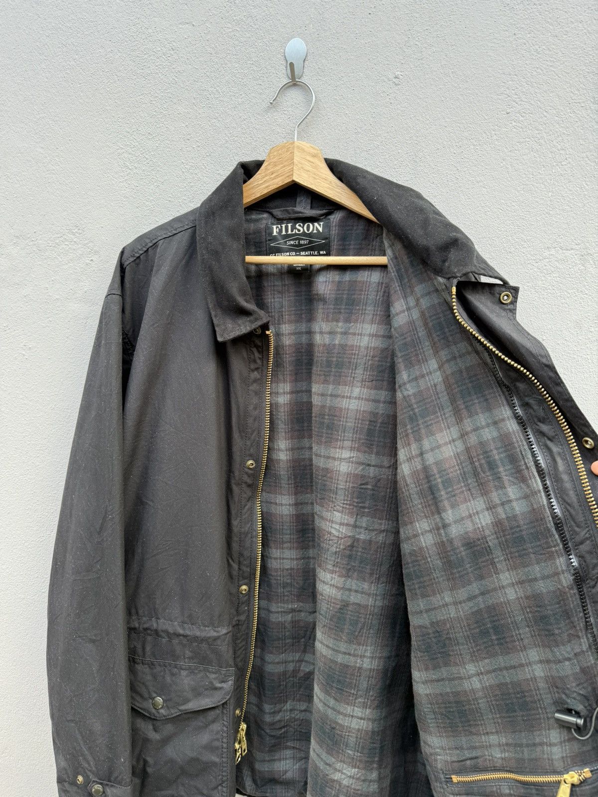 Filson FILSON TinCloth Waxed Field/Hunting Rare Size XXL Jacket Size US XXL / EU 58 / 5 - 10 Thumbnail