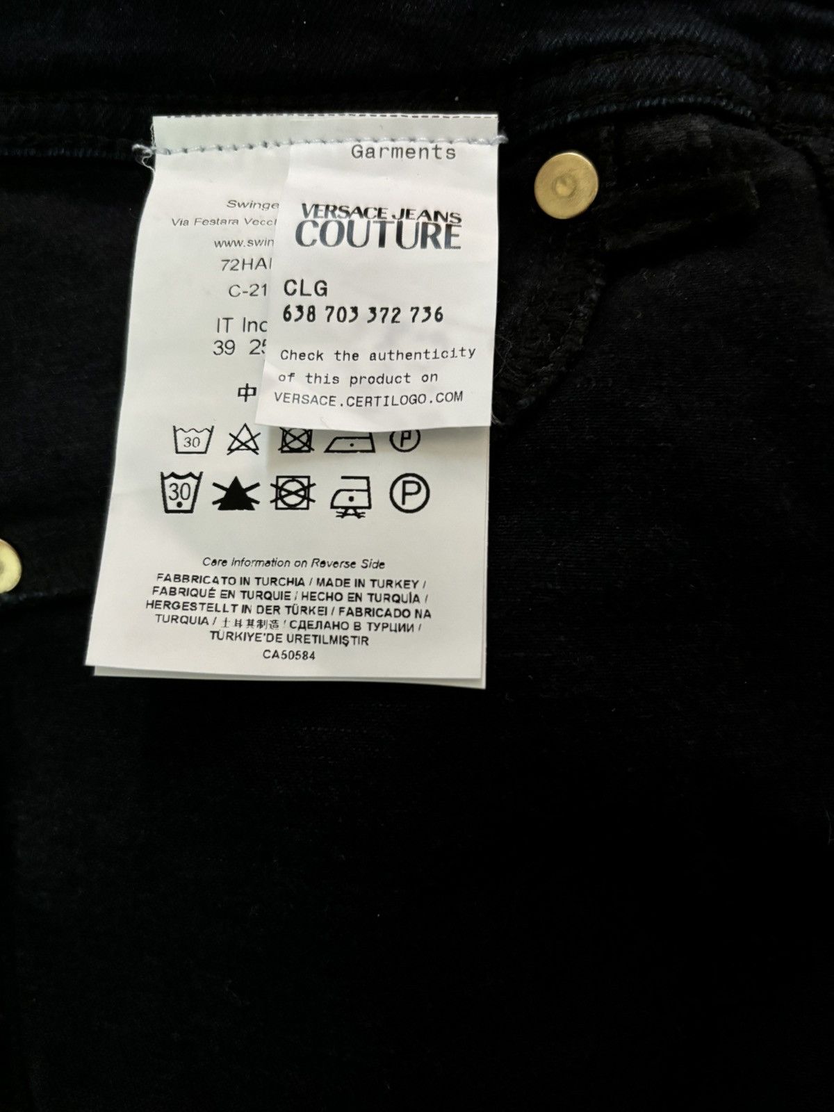 Versace Jeans Couture Versace jeans couture Size 25" / US 0 / IT 36 - 5 Thumbnail