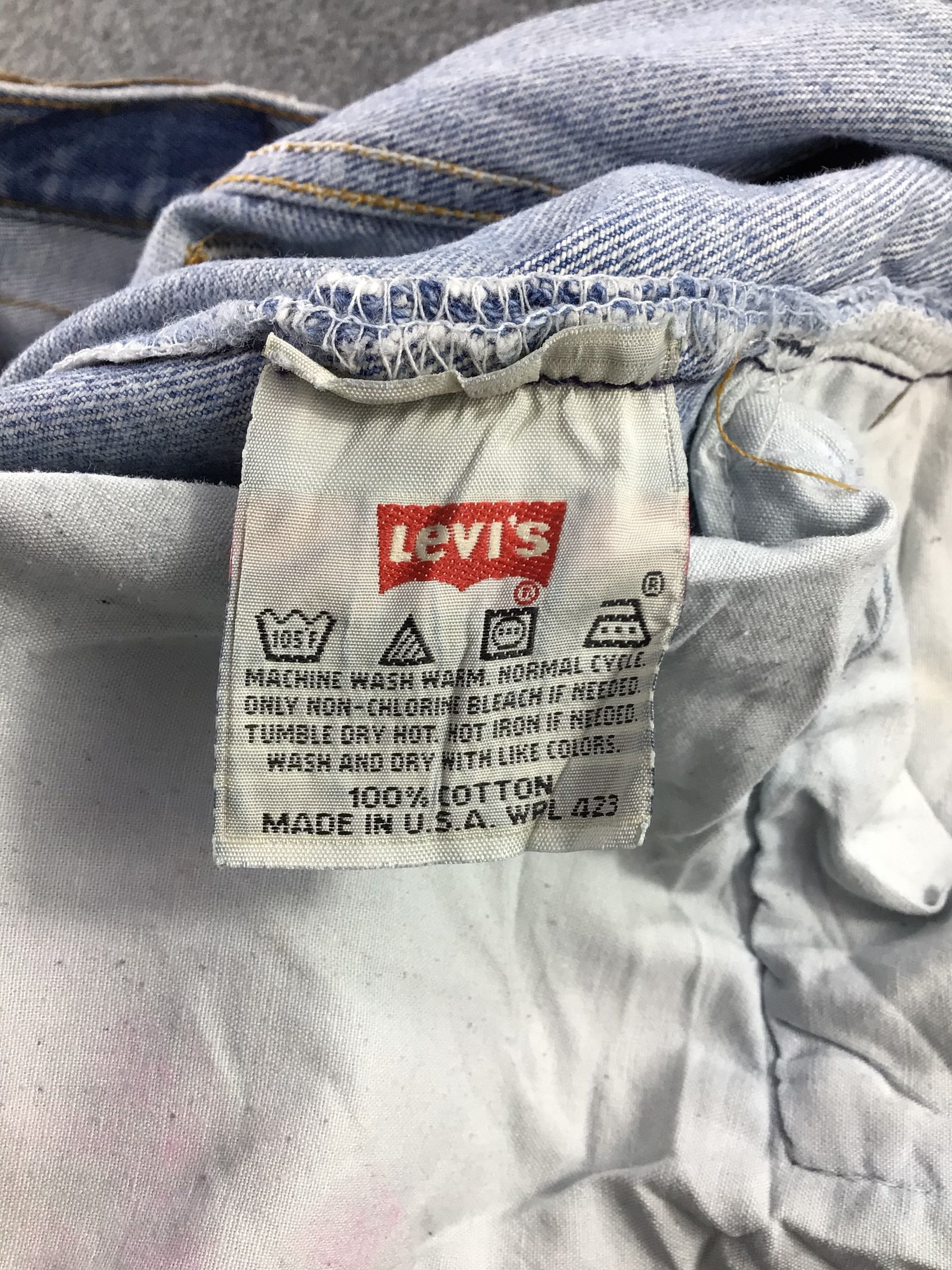 Levi's × Vintage Vintage 90s Levis 501 Jeans-JM271 Size US 32 / EU 48 - 11 Thumbnail