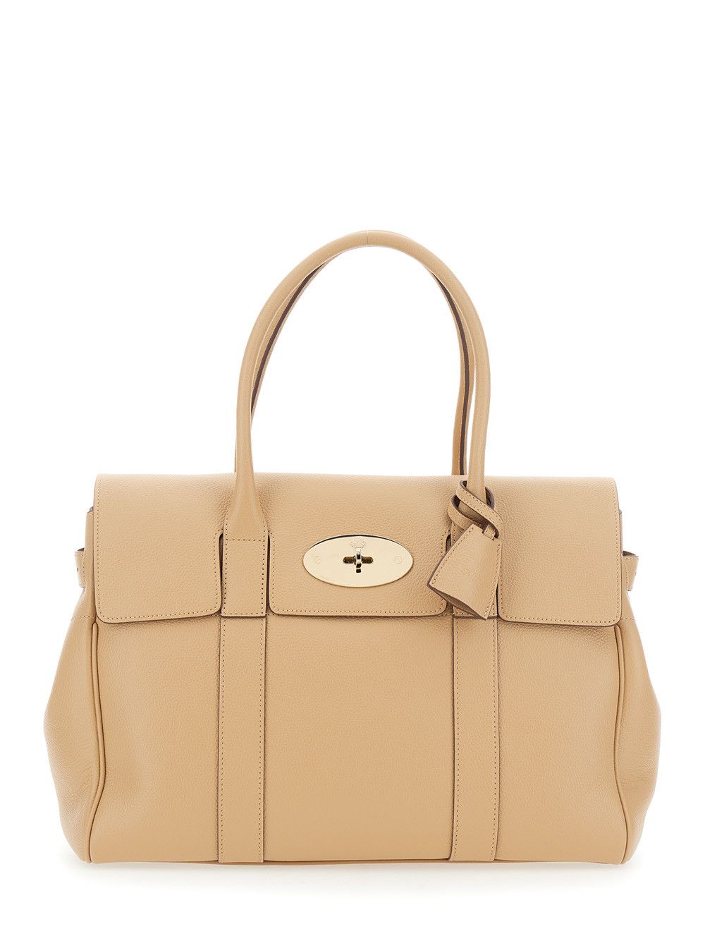 Mulberry Beige Leather 'Bayswater' Handbag Size ONE SIZE - 1 Thumbnail