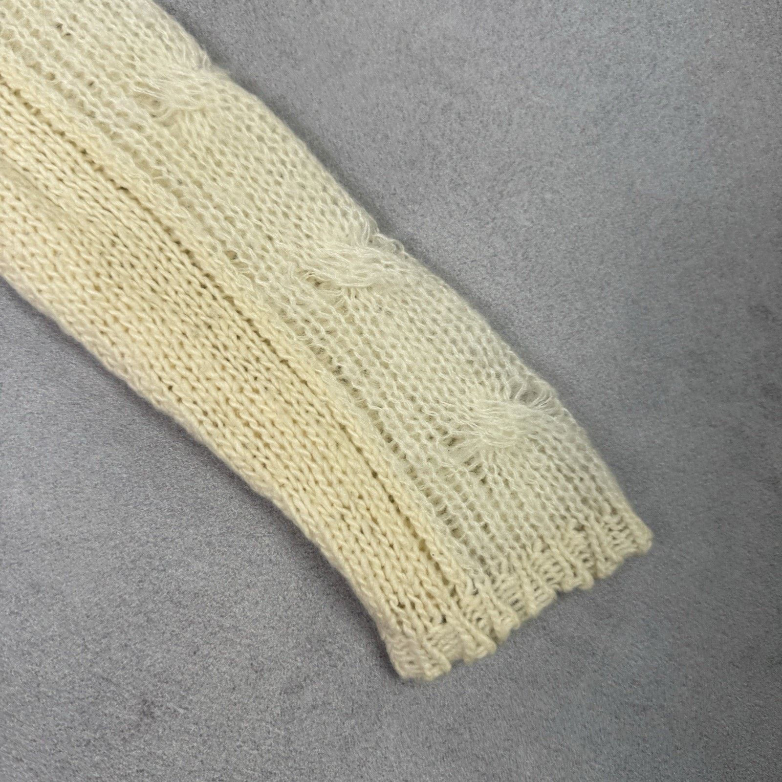 Armani Armani Jeans Women Sweater Milk Beige Size US 4 IT 38 Wool Size XS / US 0-2 / IT 36-38 - 2 Thumbnail