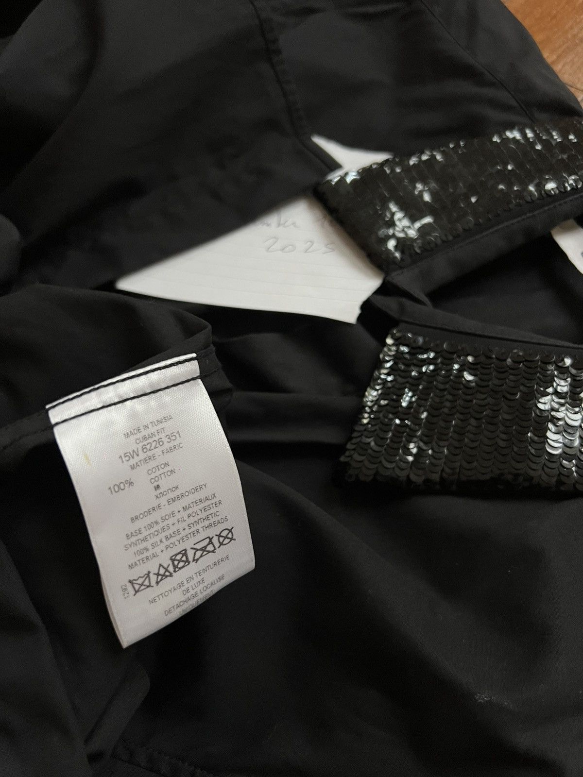 Givenchy Givenchy Sequins Black Shirt Size US XS / EU 42 / 0 - 4 Thumbnail